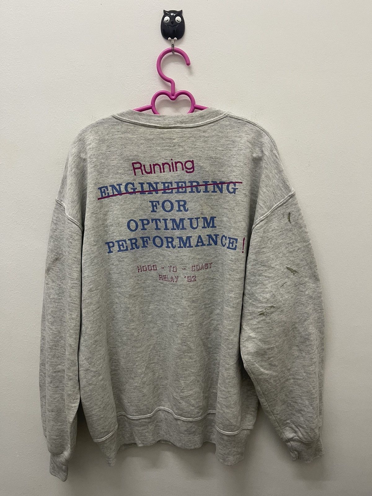 Russell Athletic Rare Vintage HGI Feets Of Engineering Spell Out Sweatshirt Size US L / EU 52-54 / 3 - 6 Thumbnail