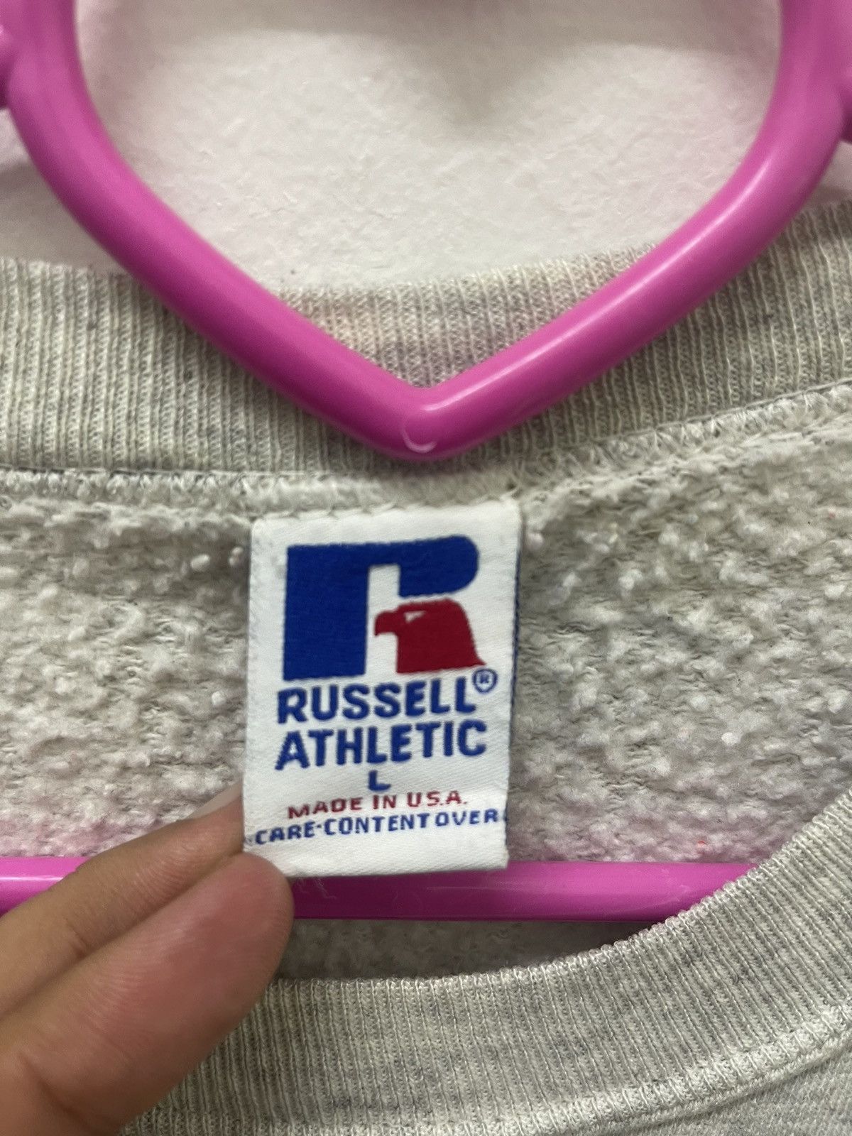 Russell Athletic Rare Vintage HGI Feets Of Engineering Spell Out Sweatshirt Size US L / EU 52-54 / 3 - 4 Thumbnail