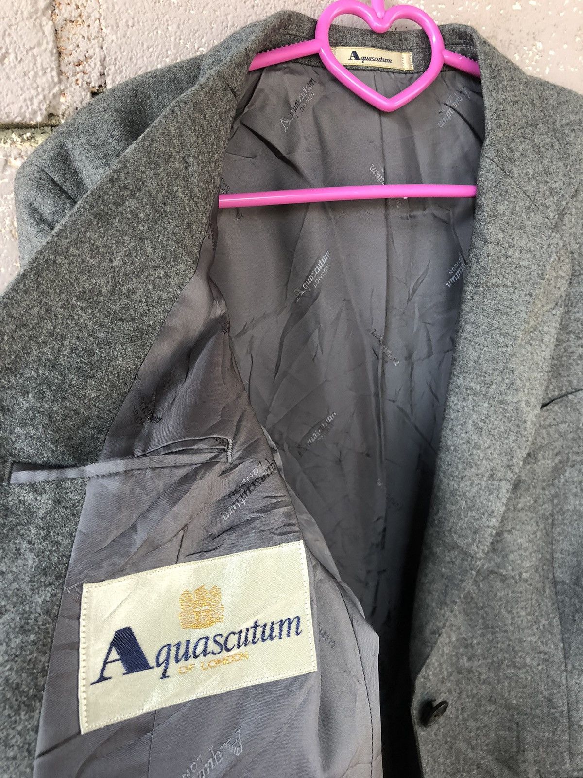 Aquascutum Rare Vintage AQUASCUTUM LONDON Coat Blazer Size 42R - 4 Thumbnail