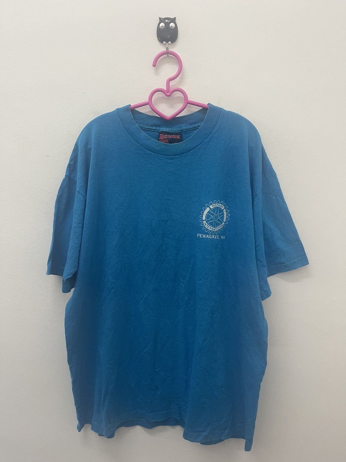 Vintage Rare 90s Vintage ROTARY INTERNATIONAL Holoubek Tee Size US L / EU 52-54 / 3 - 1 Thumbnail