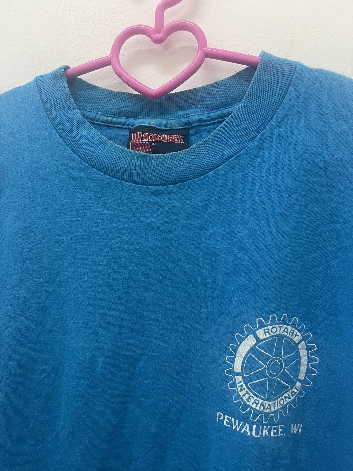 Vintage Rare 90s Vintage ROTARY INTERNATIONAL Holoubek Tee Size US L / EU 52-54 / 3 - 2 Thumbnail