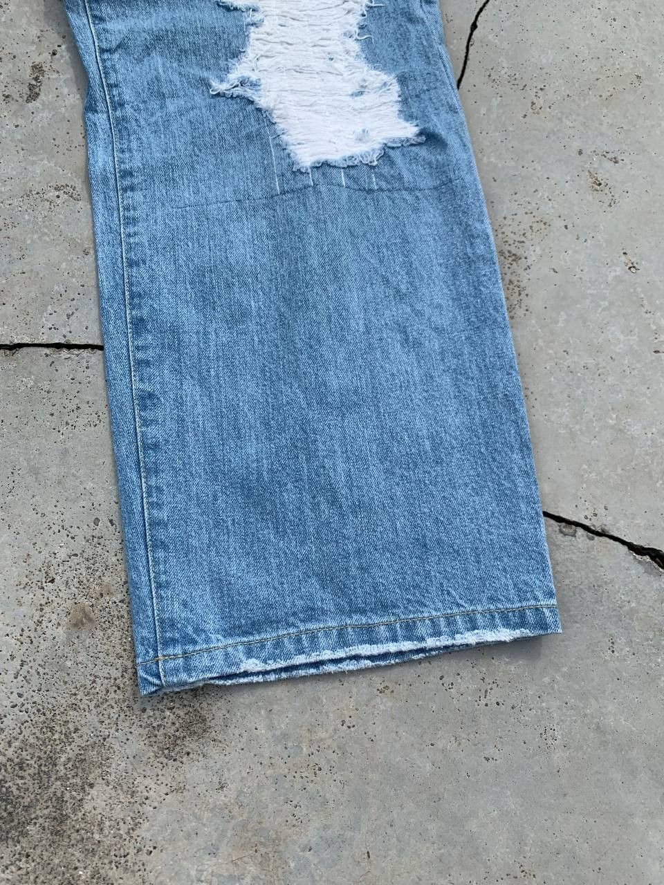 Japanese Brand Vintage Cotopone Ripped Distressed Boro Denim Size 27" / US 4 / IT 40 - 6 Thumbnail