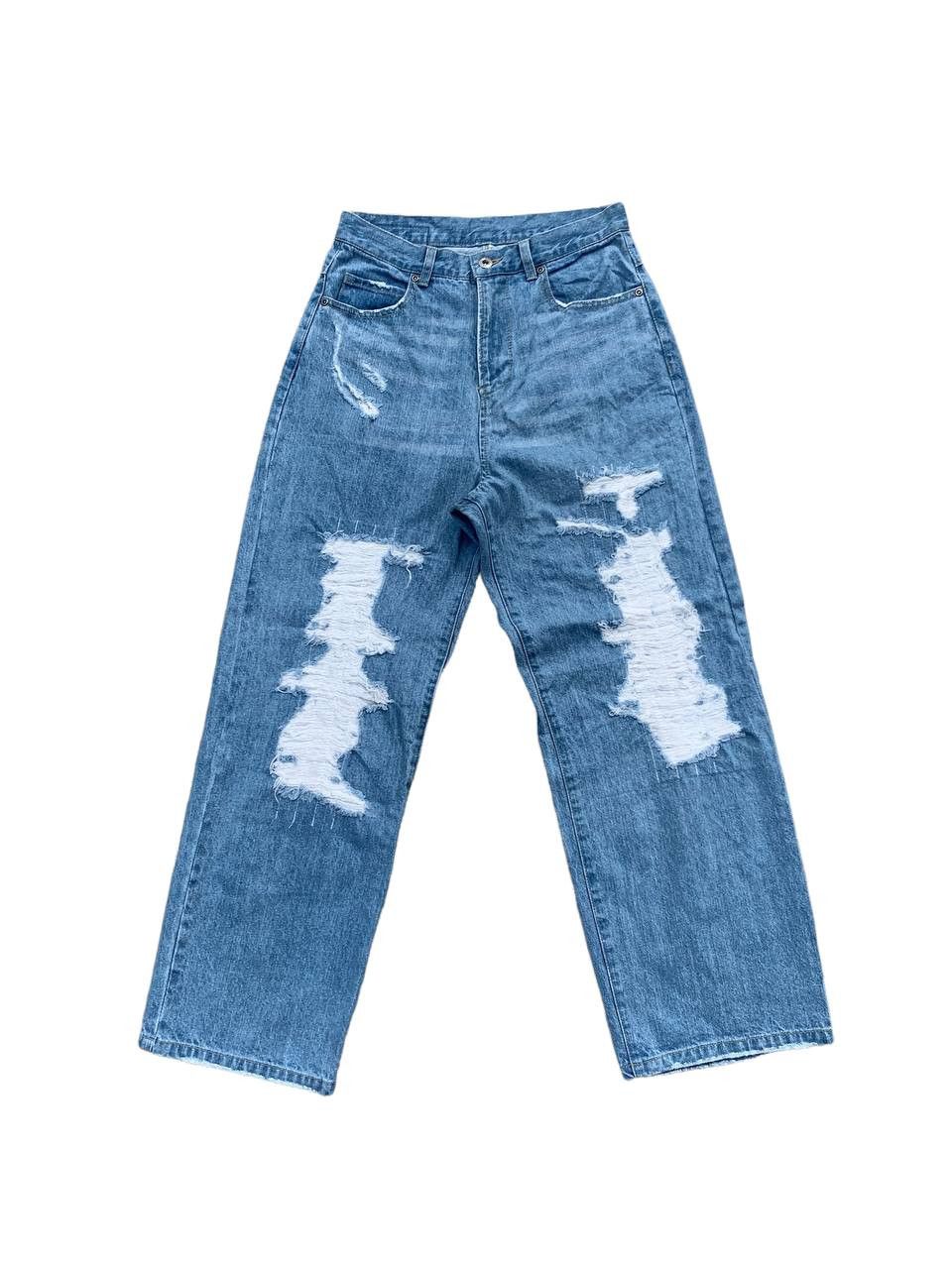 Japanese Brand Vintage Cotopone Ripped Distressed Boro Denim Size 27" / US 4 / IT 40 - 1 Thumbnail