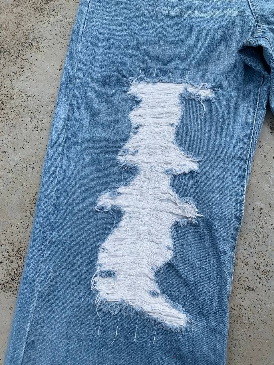 Japanese Brand Vintage Cotopone Ripped Distressed Boro Denim Size 27" / US 4 / IT 40 - 5 Thumbnail