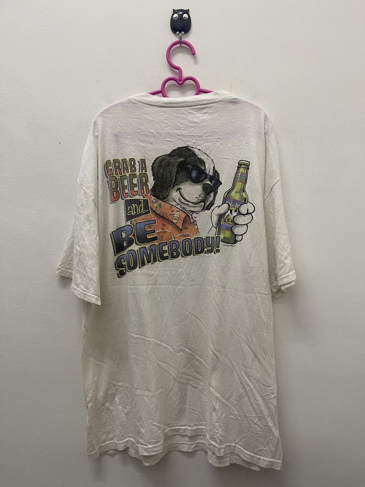 Big Dogs Rare Vintage BIG DOGS Grab A Beer And Be Somebody 2006 Tee Size US L / EU 52-54 / 3 - 1 Thumbnail