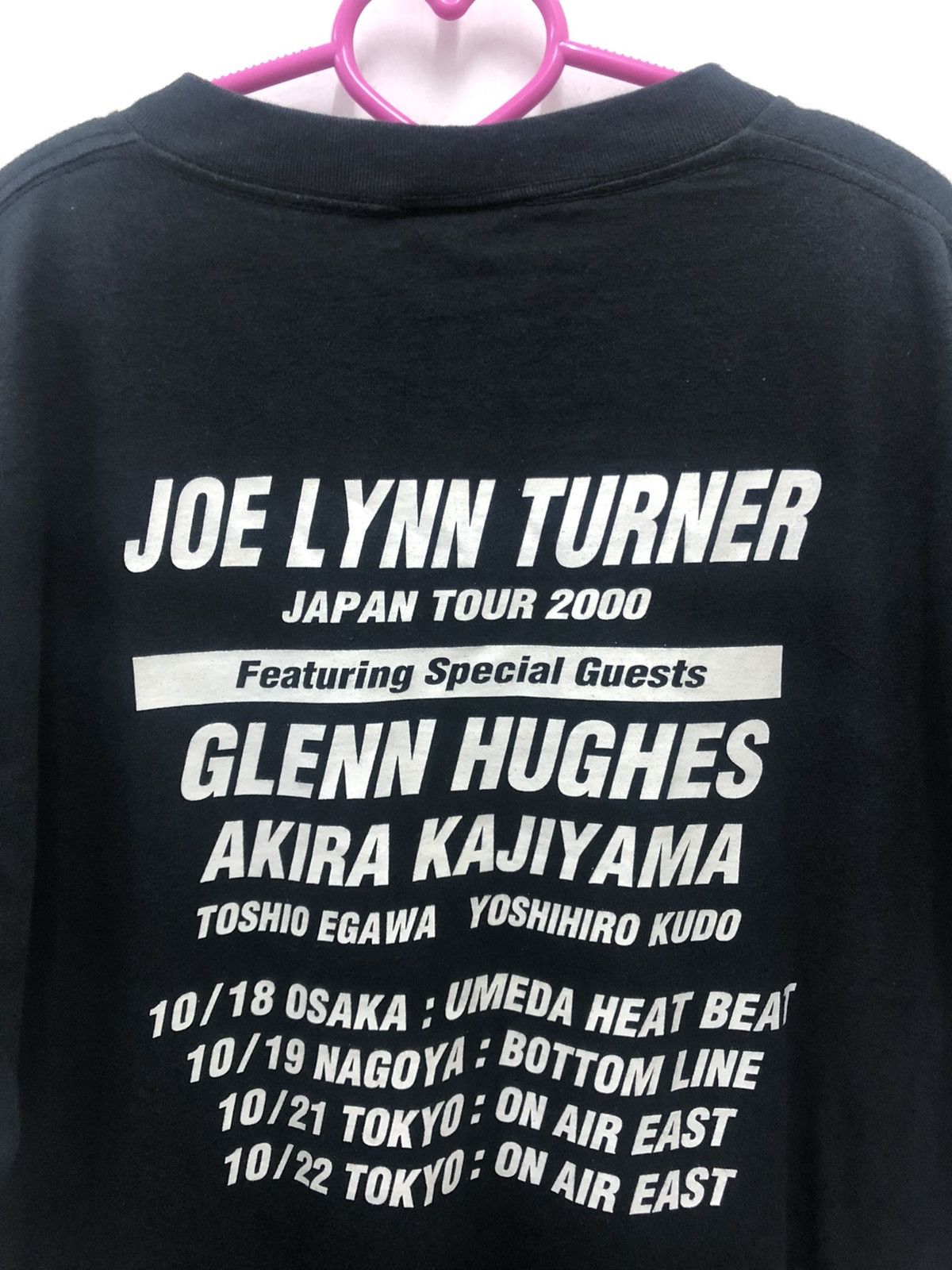 Band Tees Rare Vintage JOE LYNN TURNER Japan Tour 2000 Shirt Size US M / EU 48-50 / 2 - 5 Thumbnail