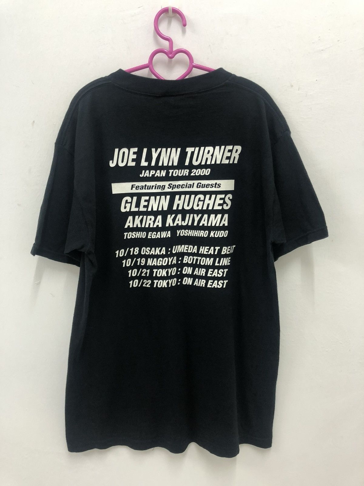 Band Tees Rare Vintage JOE LYNN TURNER Japan Tour 2000 Shirt Size US M / EU 48-50 / 2 - 4 Thumbnail