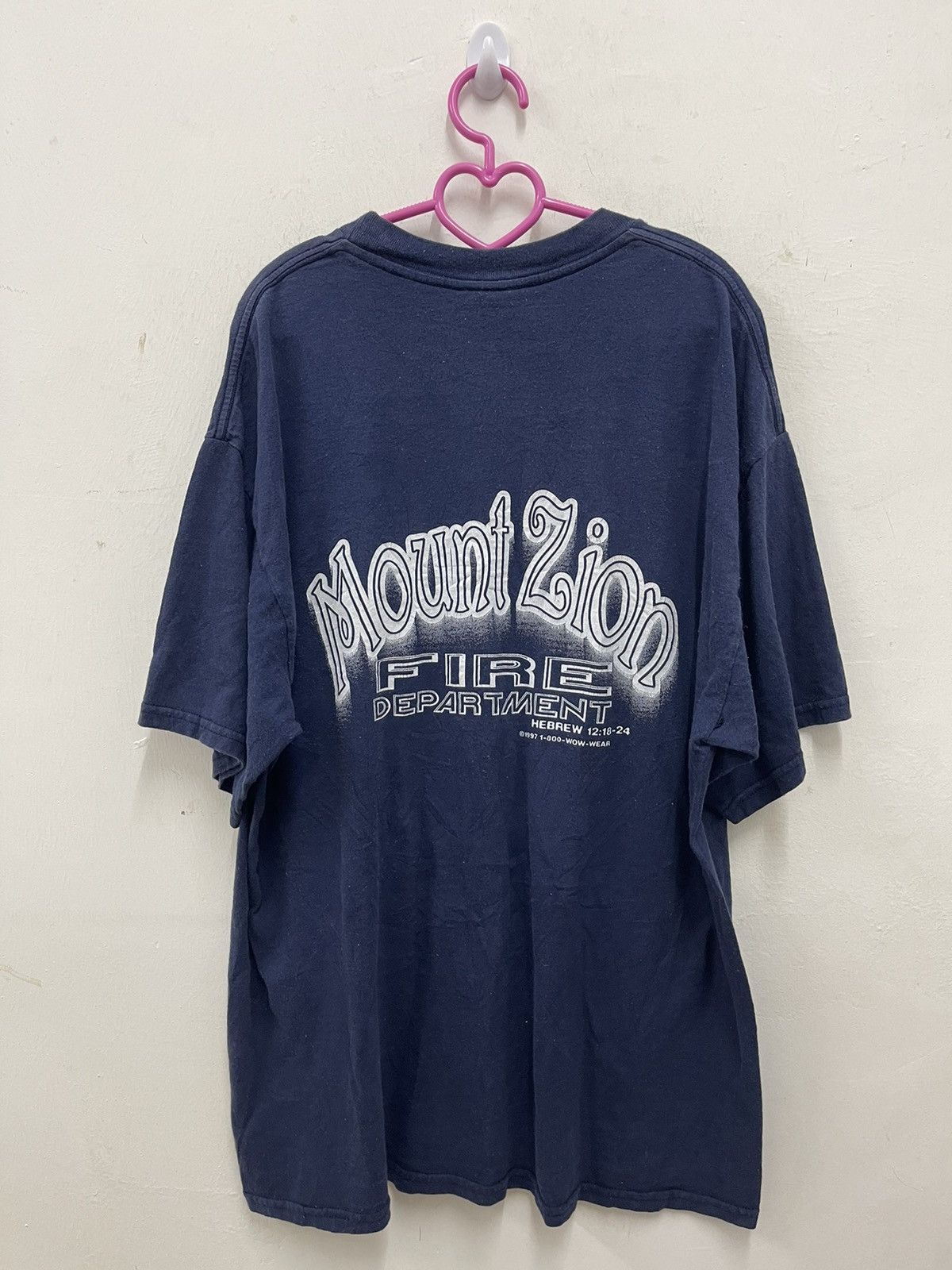Vintage Rare Vintage MOUNT ZION Fire Department 1997 Tee Size US XL / EU 56 / 4 - 1 Thumbnail
