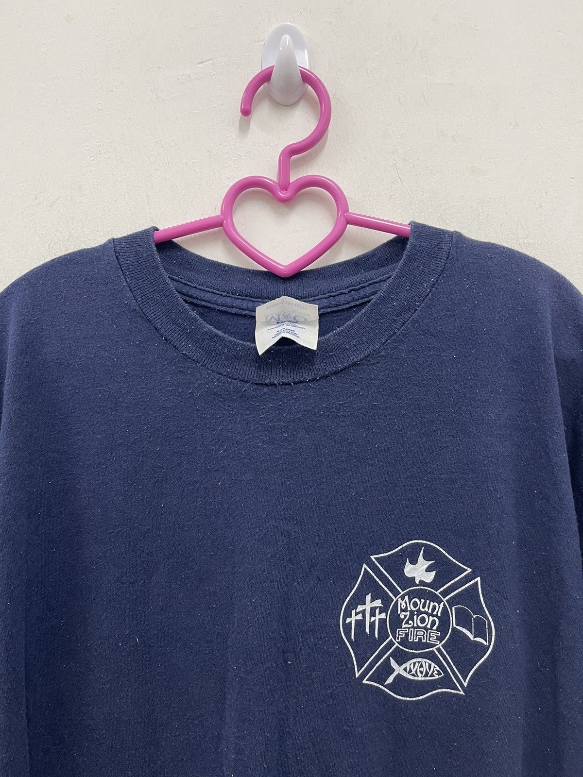 Vintage Rare Vintage MOUNT ZION Fire Department 1997 Tee Size US XL / EU 56 / 4 - 4 Thumbnail