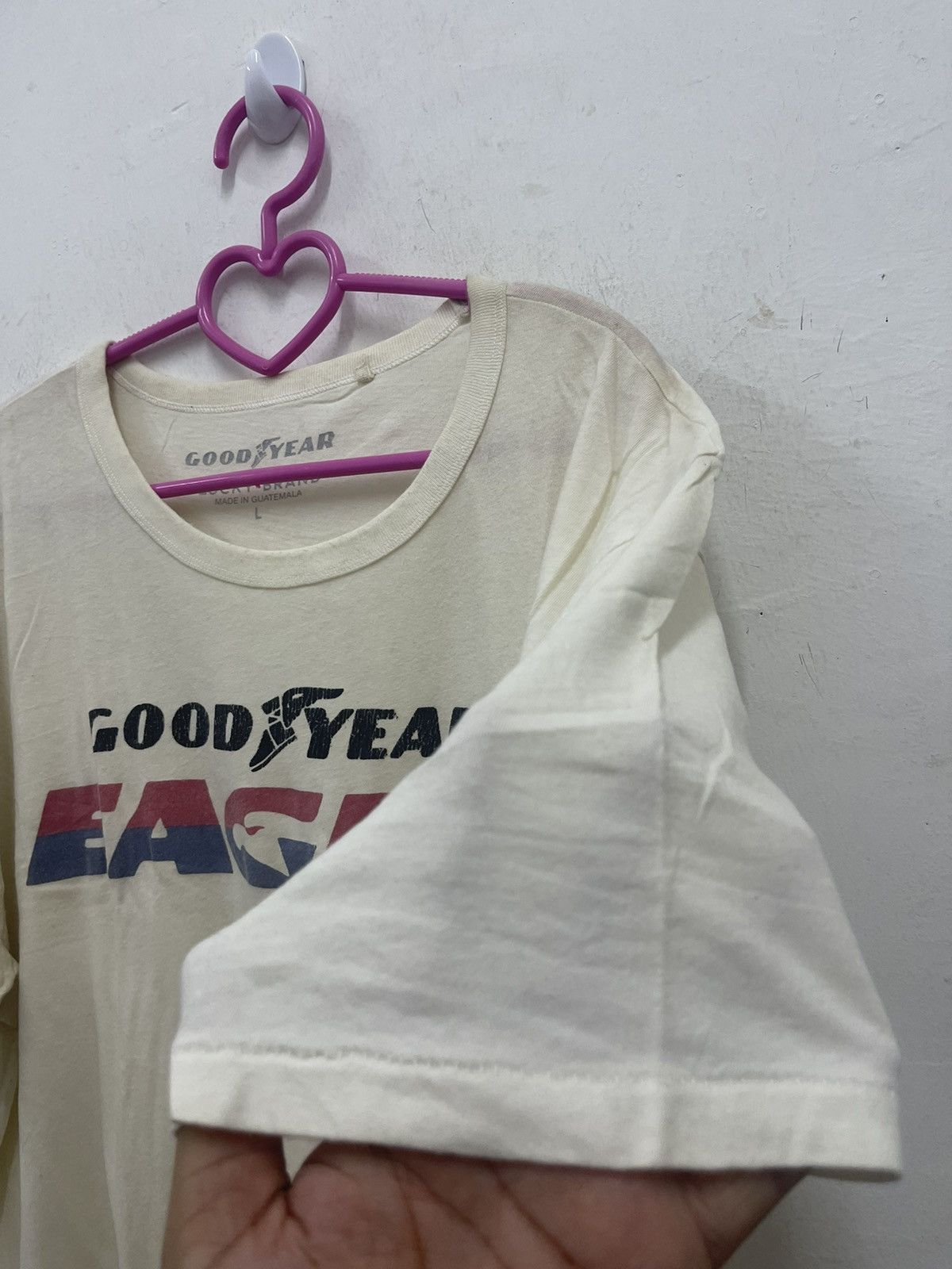 Sports Specialties Rare GOODYEAR EAGLE Spell Out Racing Tee Size US L / EU 52-54 / 3 - 2 Thumbnail
