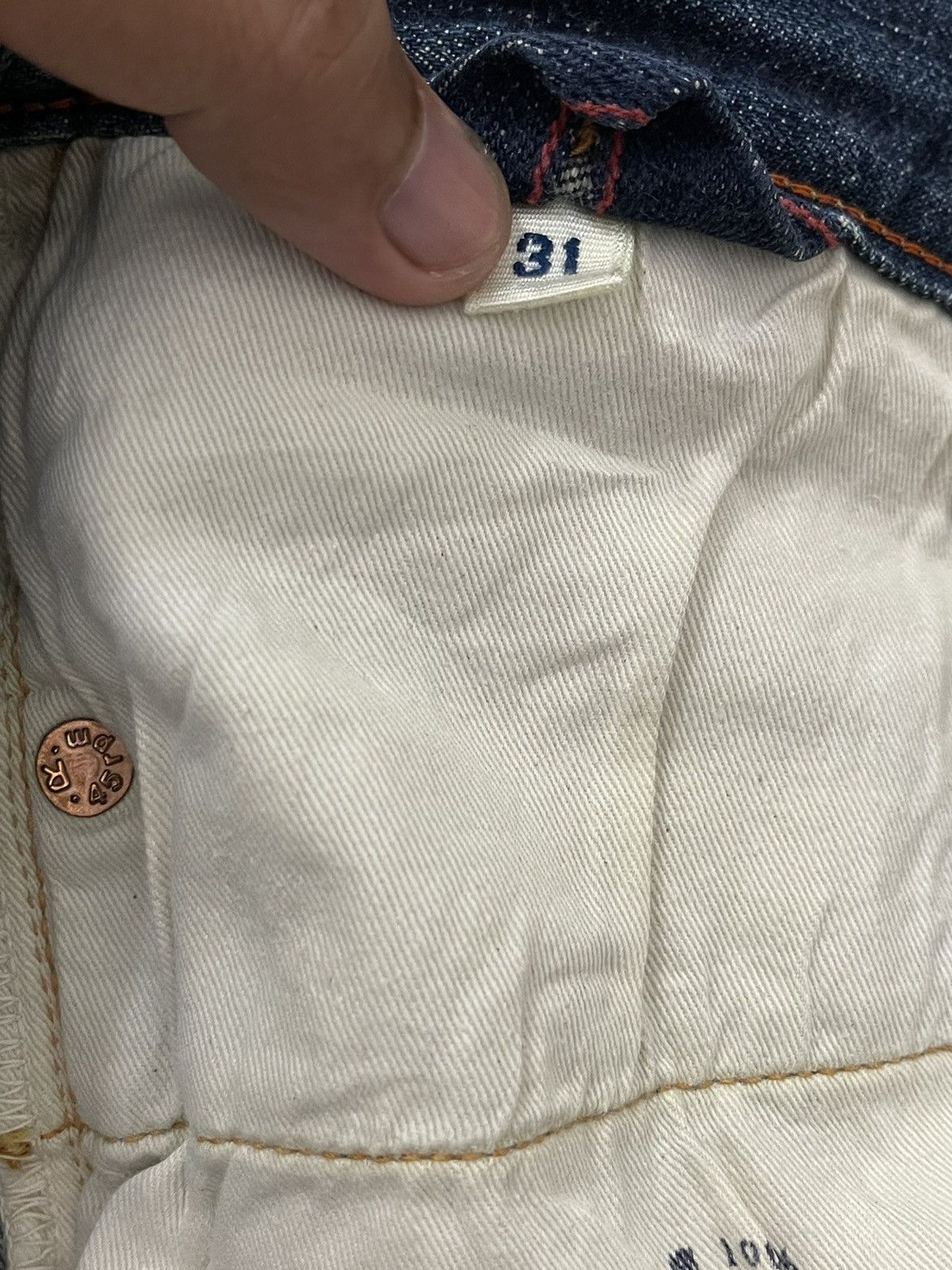 45rpm × Kapital 45rpm Denim Jeans Size US 31 - 8 Thumbnail