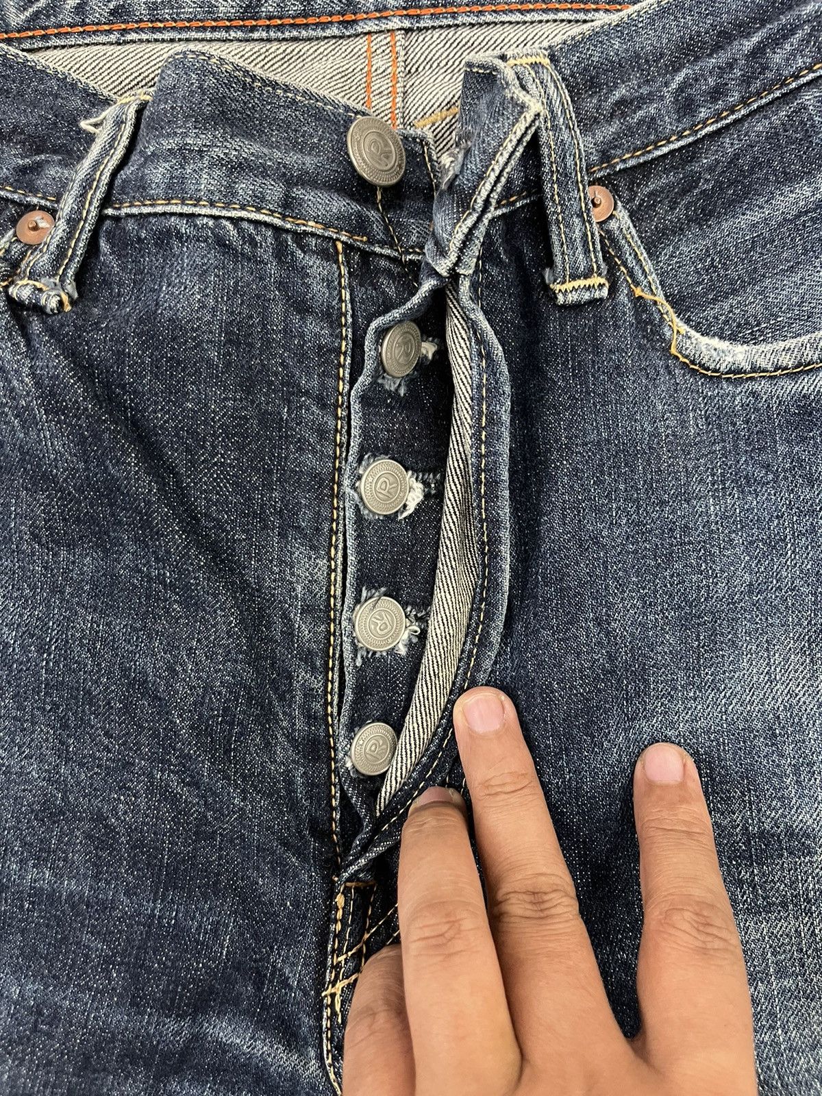 45rpm × Kapital 45rpm Denim Jeans Size US 31 - 6 Thumbnail