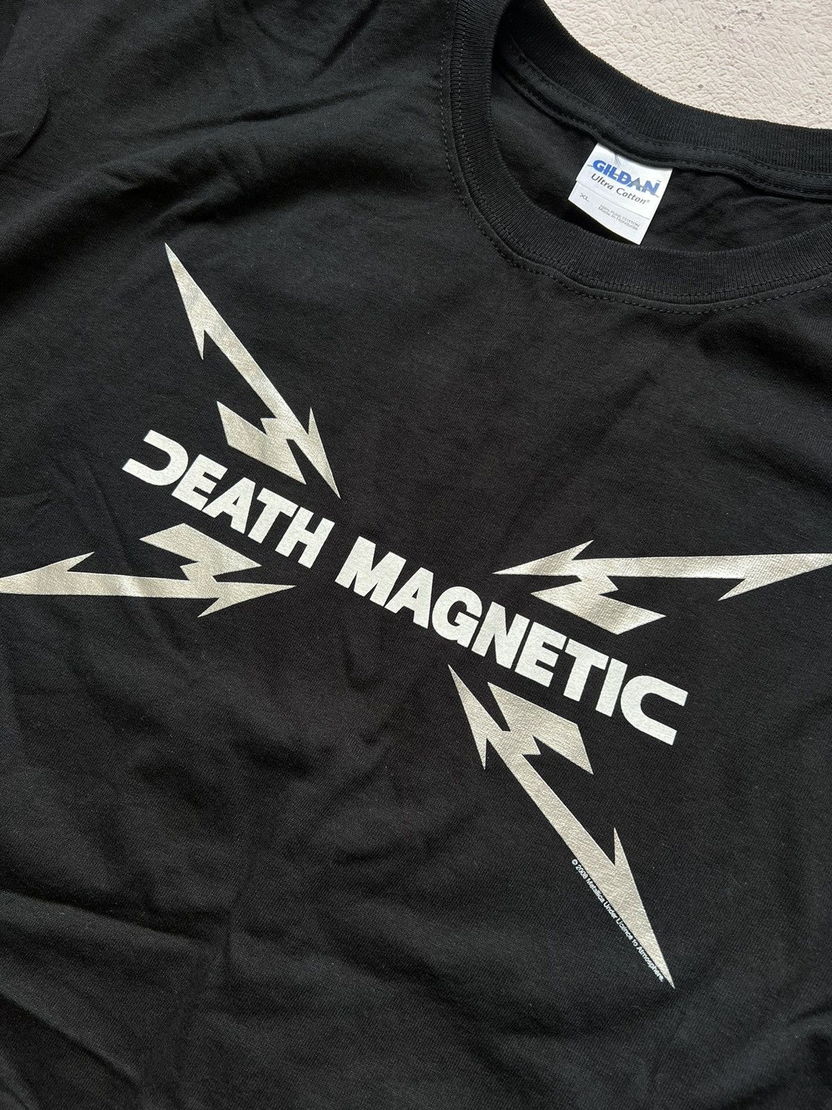 Band Tees × Metallica × Vintage Vintage Metallica Death Magnetic T Shirt Size US XL / EU 56 / 4 - 4 Thumbnail