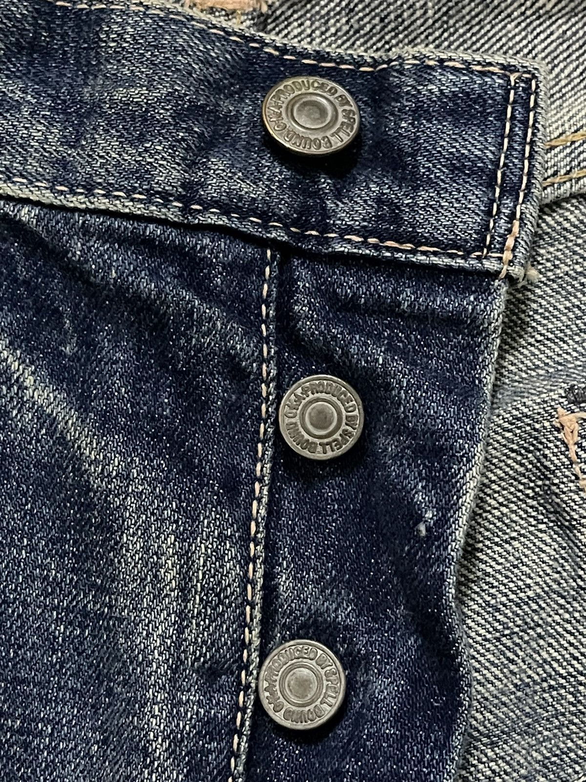 Kapital × Spellbound Spellbound Distressed Denim Jeans Size US 32 / EU 48 - 9 Thumbnail