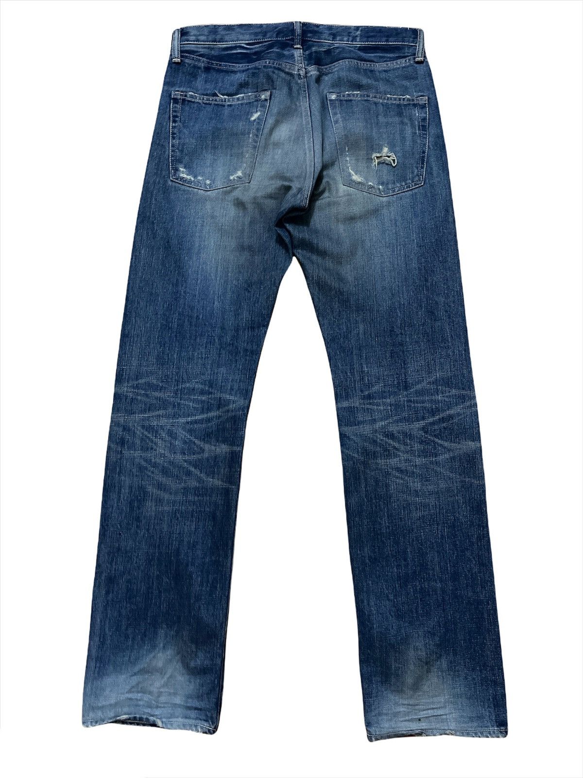 Kapital × Spellbound Spellbound Distressed Denim Jeans Size US 32 / EU 48 - 3 Thumbnail