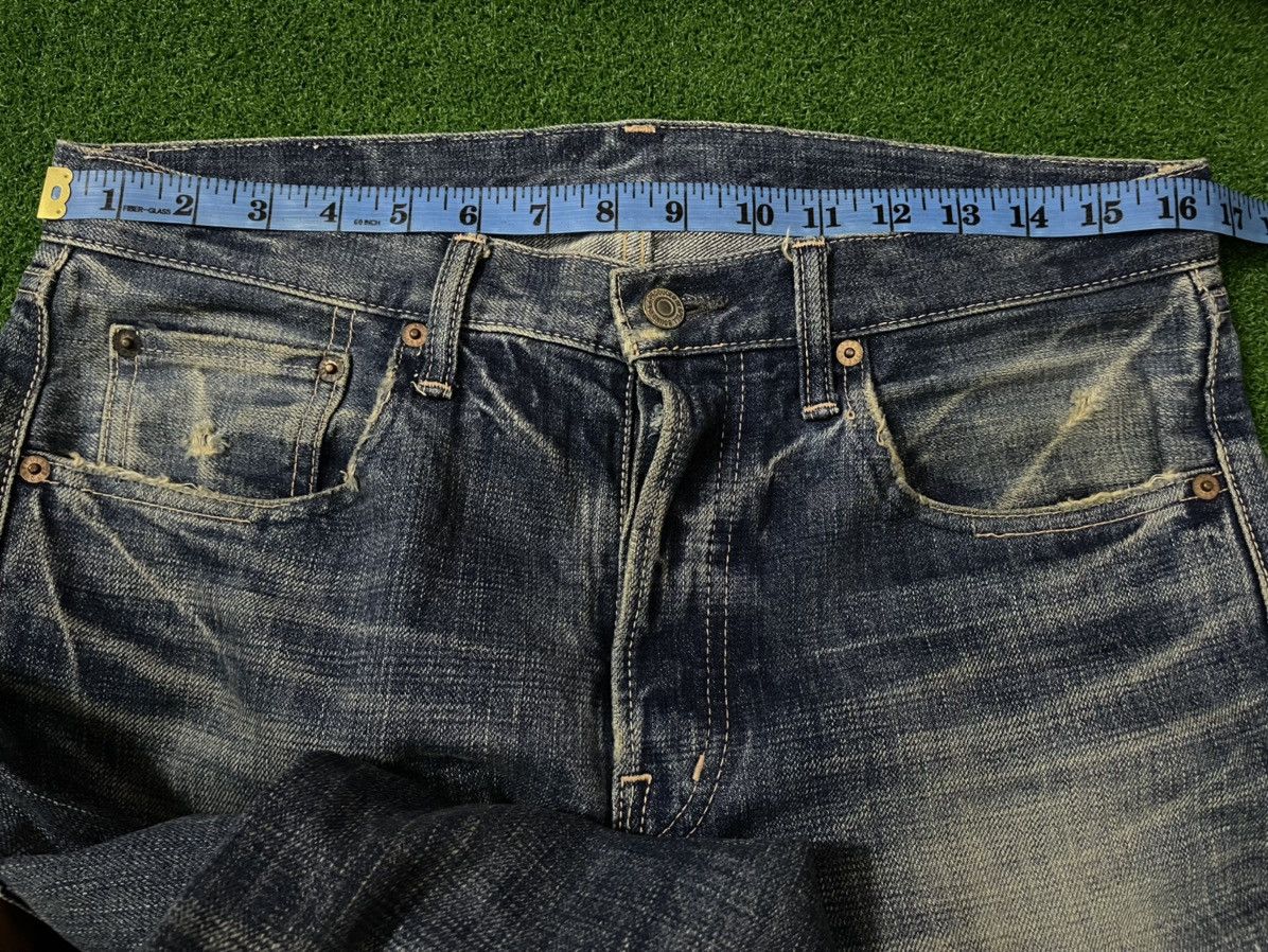 Kapital × Spellbound Spellbound Distressed Denim Jeans Size US 32 / EU 48 - 12 Thumbnail