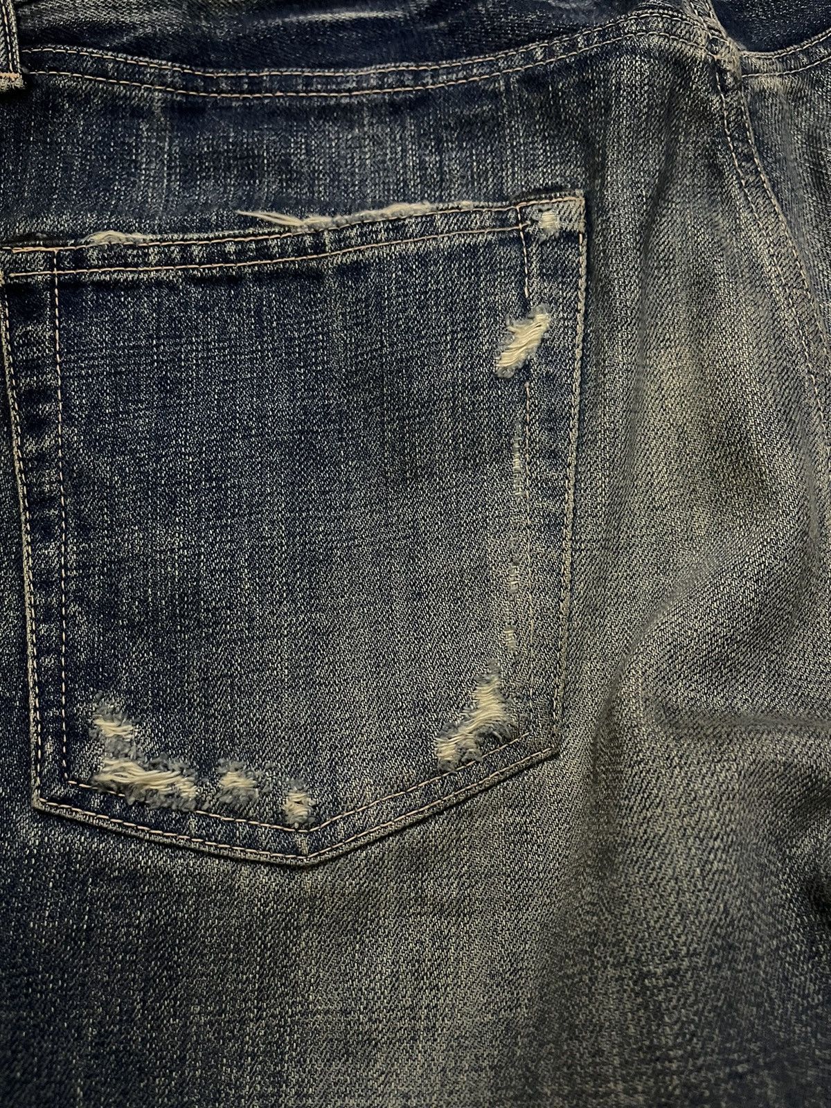 Kapital × Spellbound Spellbound Distressed Denim Jeans Size US 32 / EU 48 - 5 Thumbnail