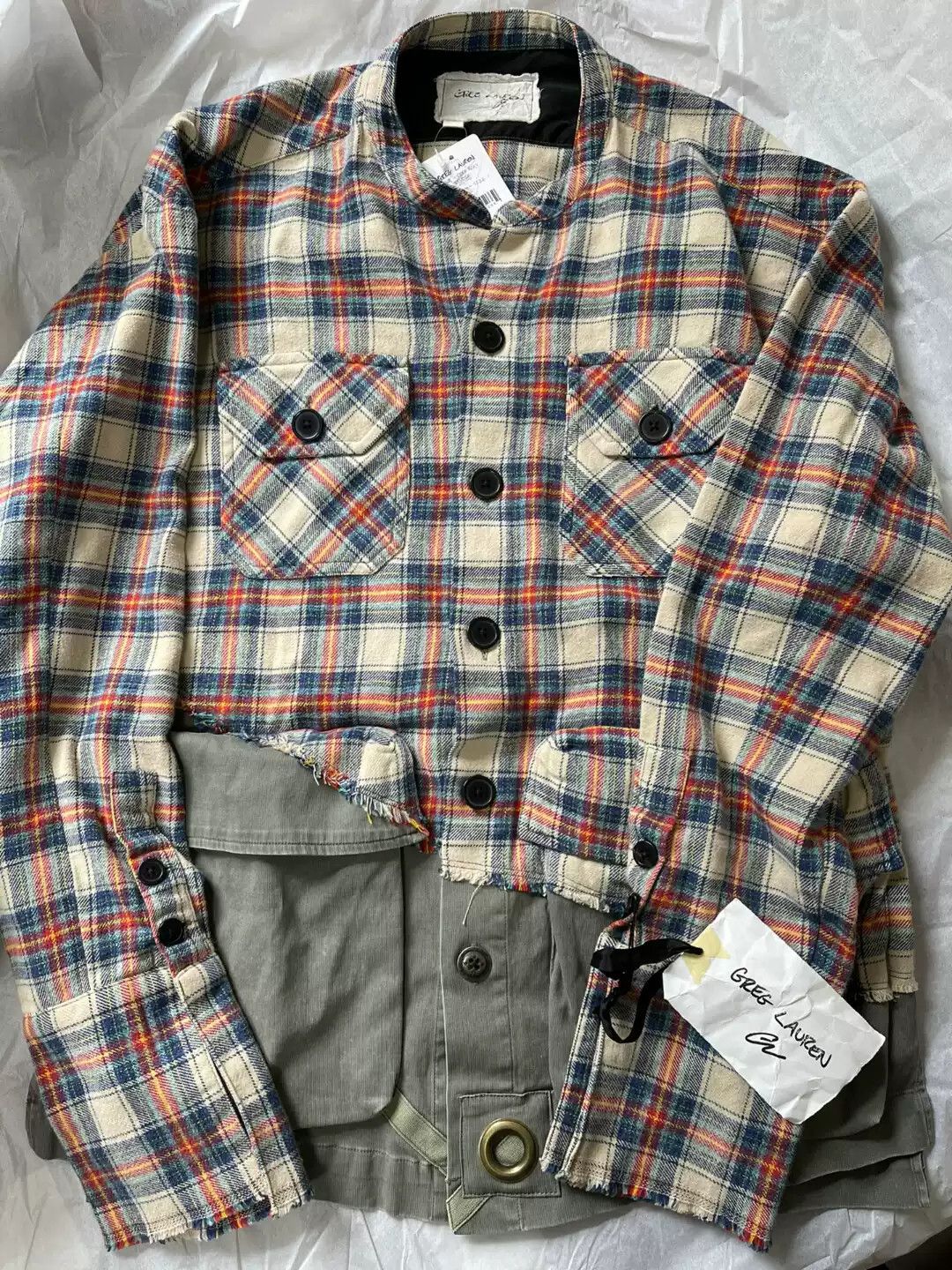 Greg Lauren Greg Lauren Patchwork Shirt Jacket Size S Size US S / EU 44-46 / 1 - 1 Thumbnail