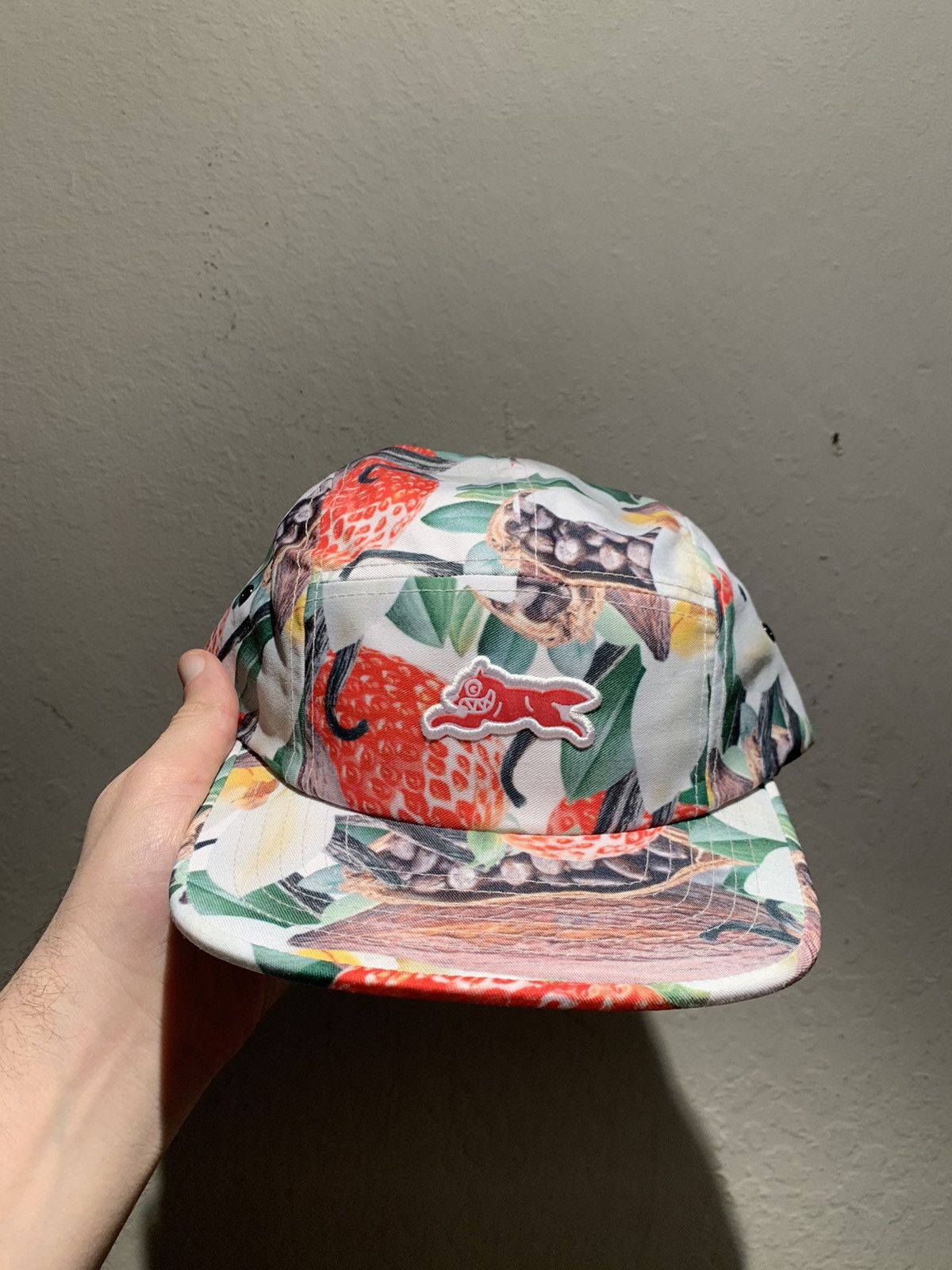 Billionaire Boys Club × Icecream × Pharrell *RARE* Ice Cream Tropical Fruit/Floral/Cacao Print Camp Cap Size ONE SIZE - 1 Thumbnail