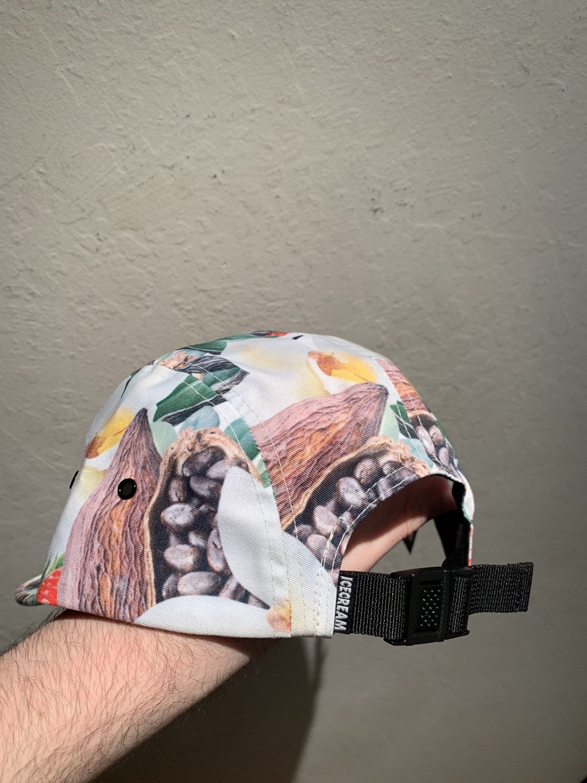 Billionaire Boys Club × Icecream × Pharrell *RARE* Ice Cream Tropical Fruit/Floral/Cacao Print Camp Cap Size ONE SIZE - 4 Thumbnail