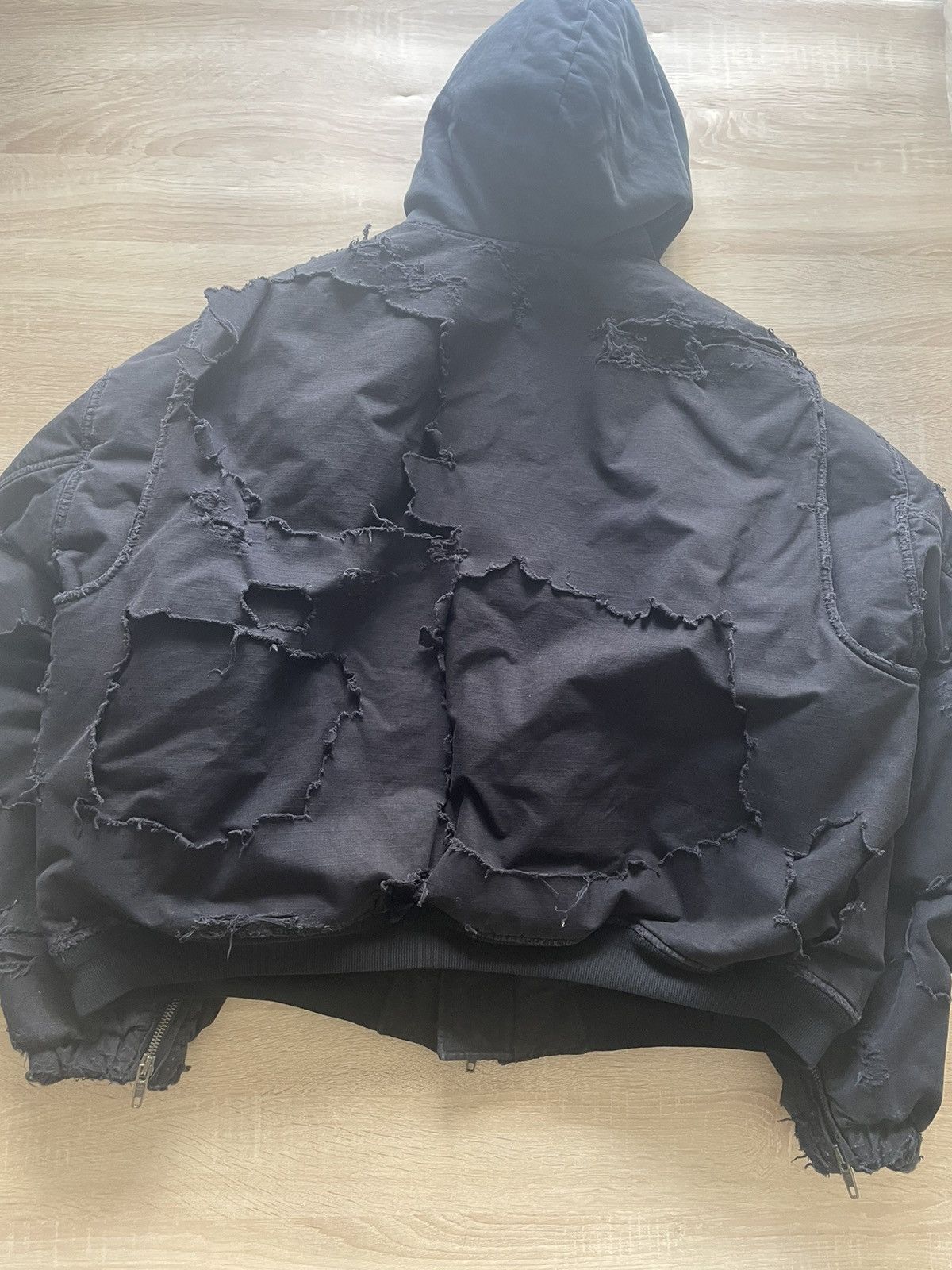 Balenciaga Destroyed bomber jacket size 2 Size US M / EU 48-50 / 2 - 19 Thumbnail