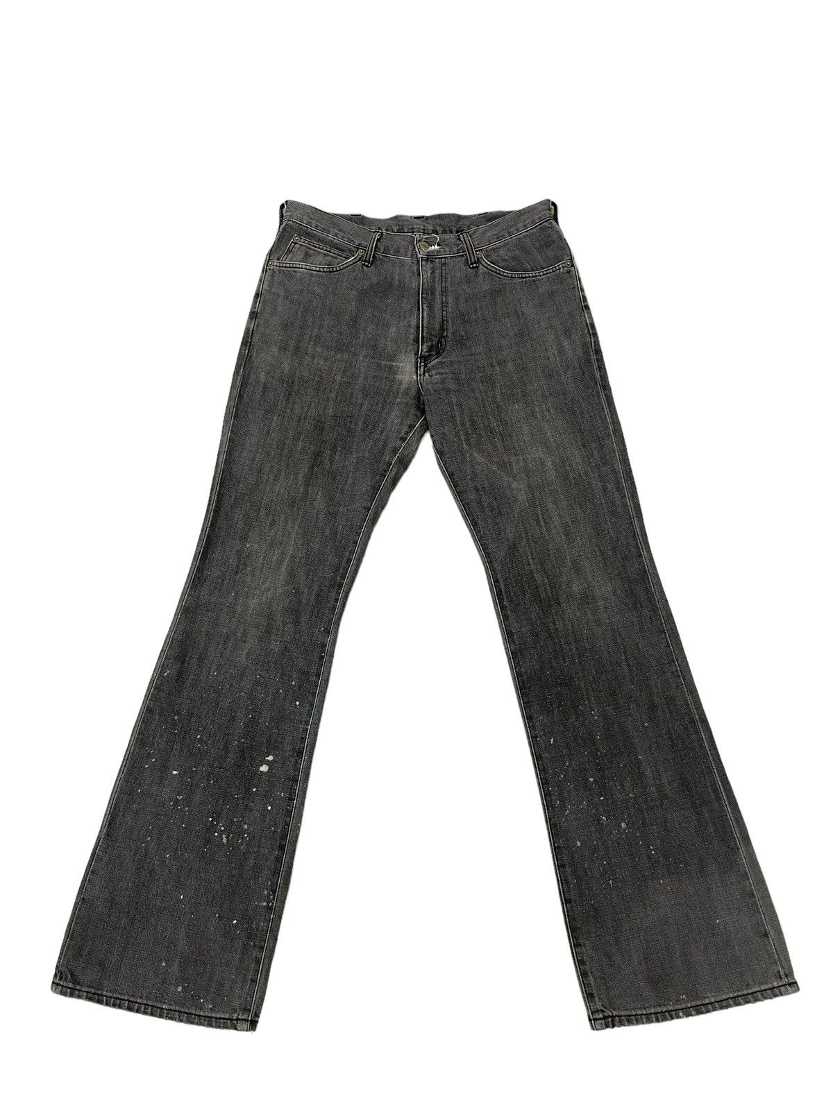 Japanese Brand Flare Jeans Wrangler Japan Painter Denim Boot Cut 3🟦8 Size US 33 - 2 Thumbnail