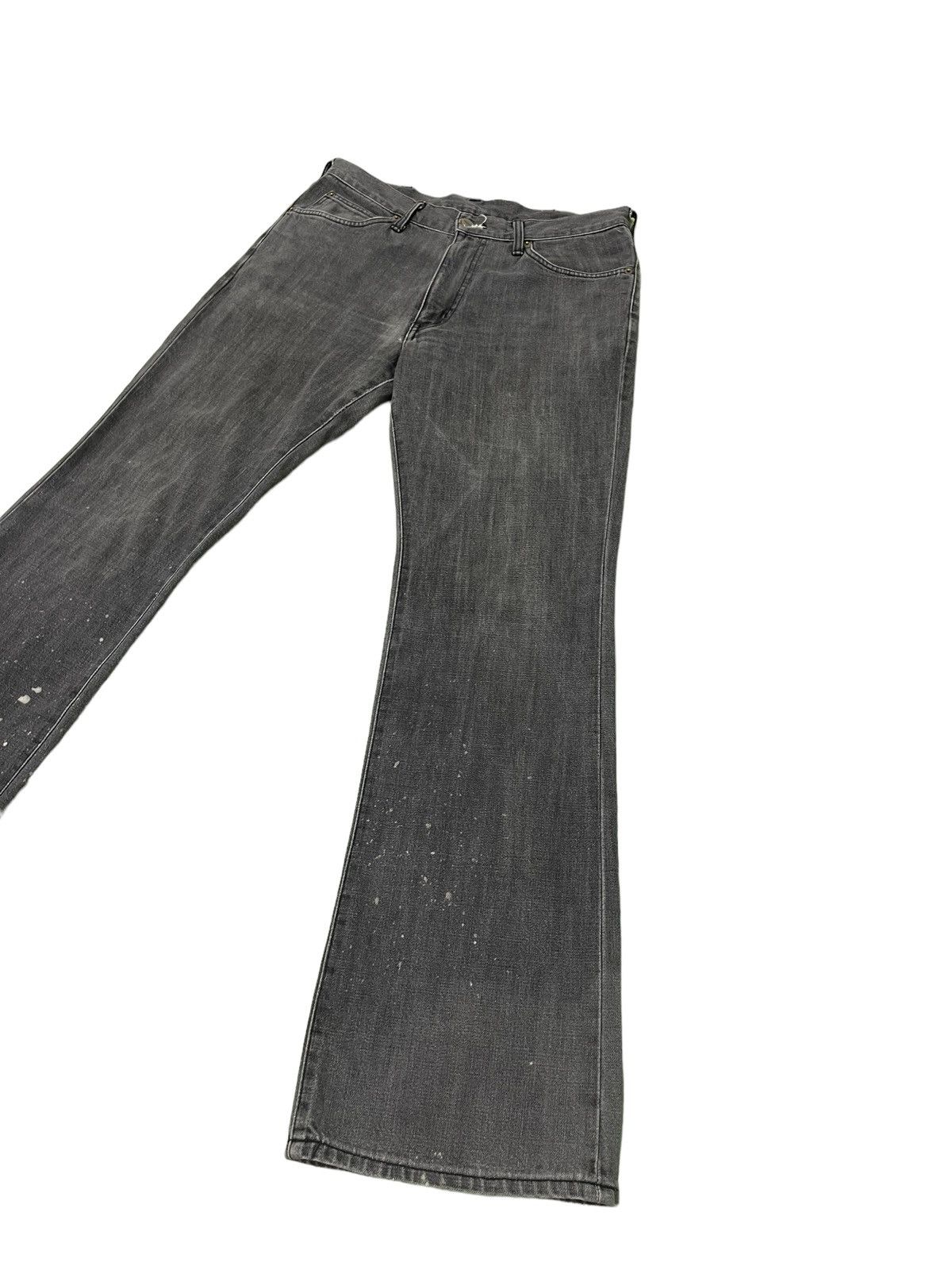 Japanese Brand Flare Jeans Wrangler Japan Painter Denim Boot Cut 3🟦8 Size US 33 - 3 Thumbnail