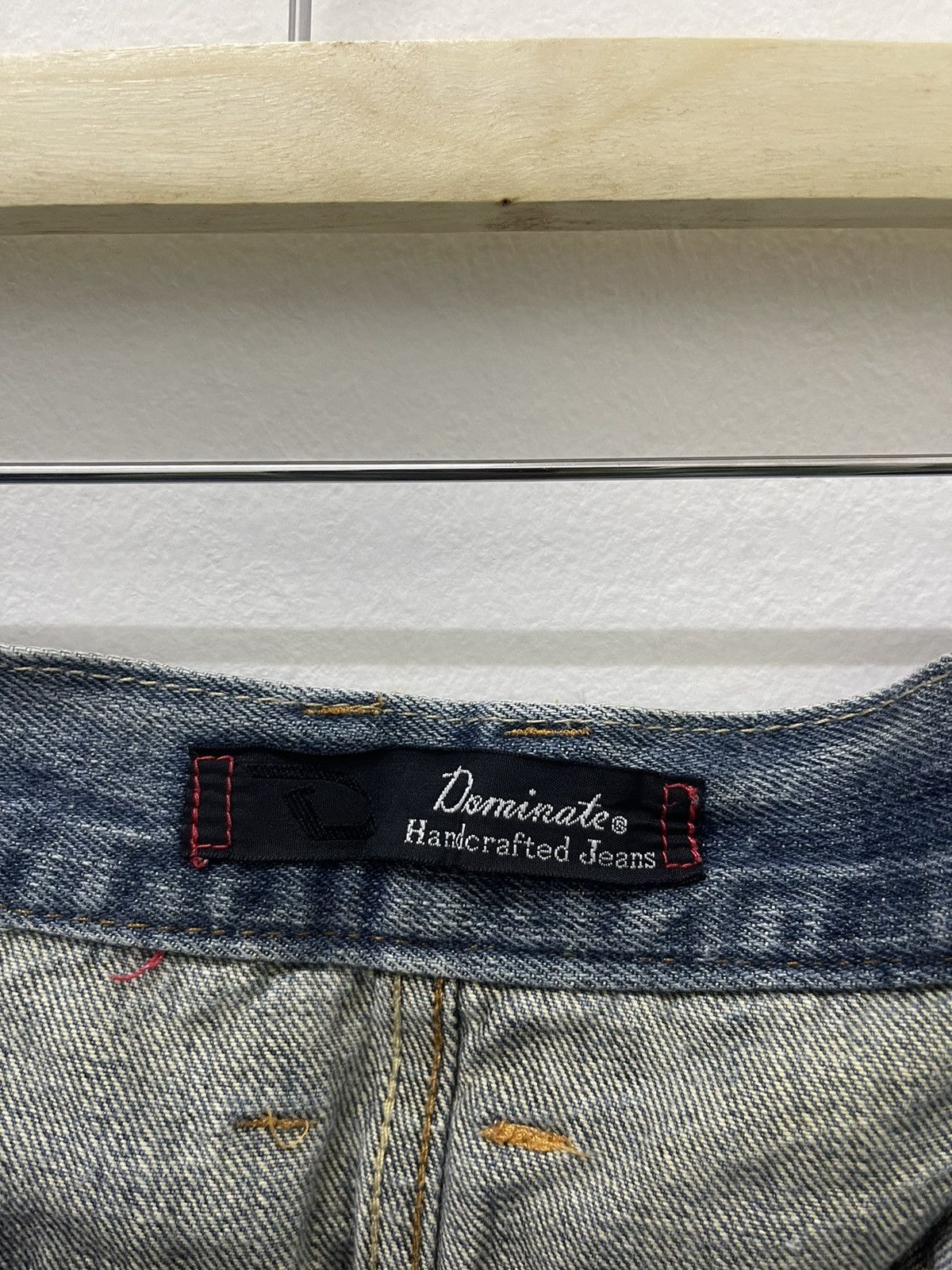 Hysteric Glamour Rare Vintage DOMINATE Handcrafted Jeans Double Waist Size US 30 / EU 46 - 9 Thumbnail
