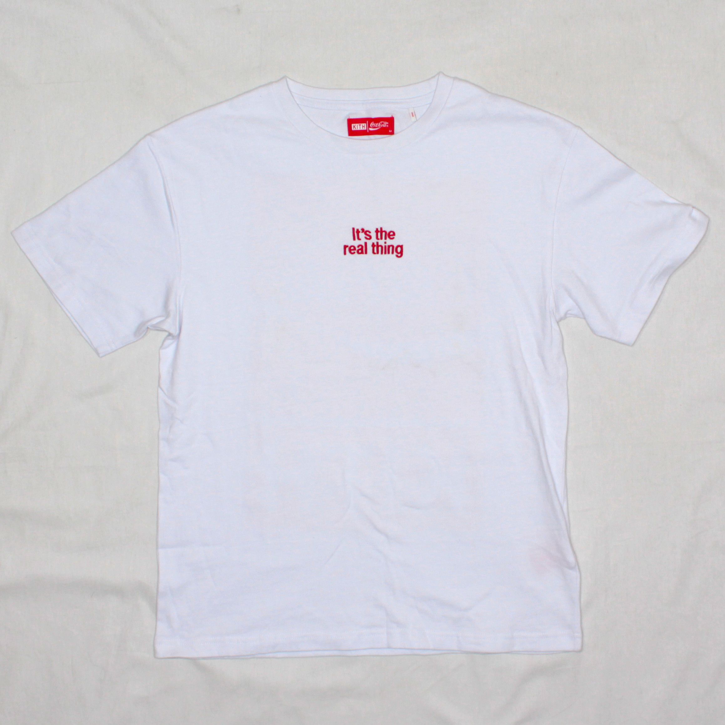 Kith Kith Coca Cola Enjoy Tee White size M Size US M / EU 48-50 / 2 - 2 Thumbnail