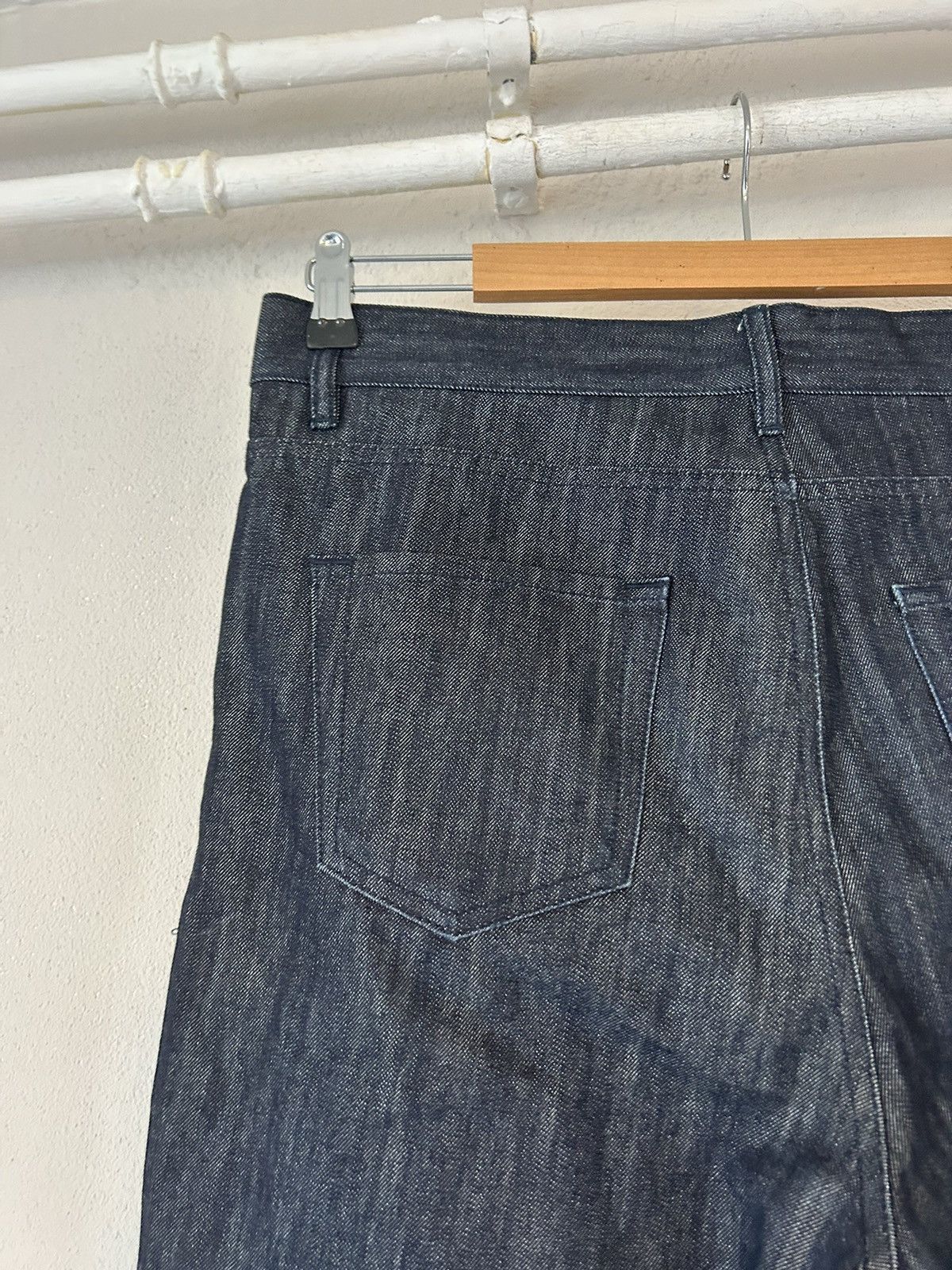 Bottega Veneta Indigo Blue Denim Jeans with Butterfly Embroidery Size US 34 / EU 50 - 11 Thumbnail