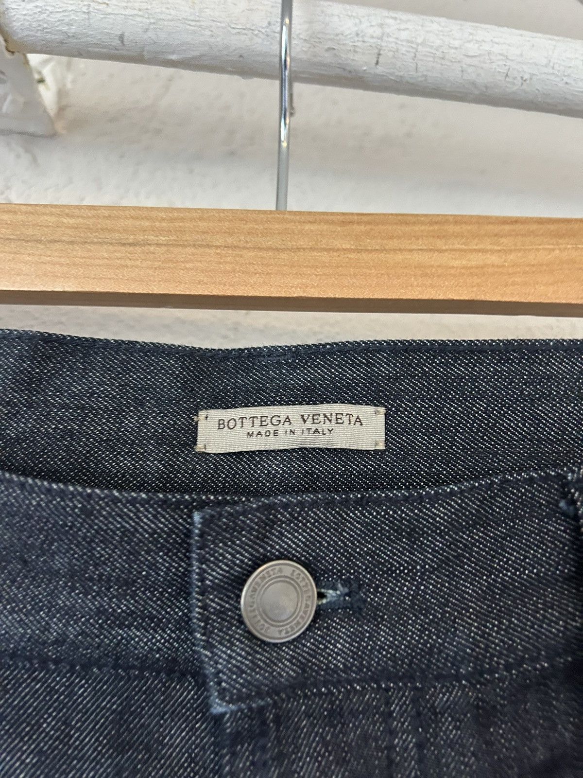 Bottega Veneta Indigo Blue Denim Jeans with Butterfly Embroidery Size US 34 / EU 50 - 8 Thumbnail
