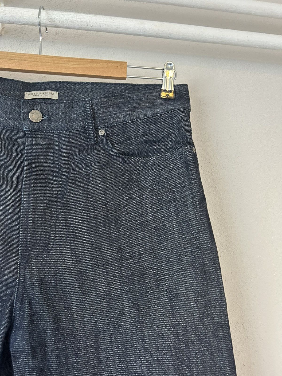 Bottega Veneta Indigo Blue Denim Jeans with Butterfly Embroidery Size US 34 / EU 50 - 3 Thumbnail