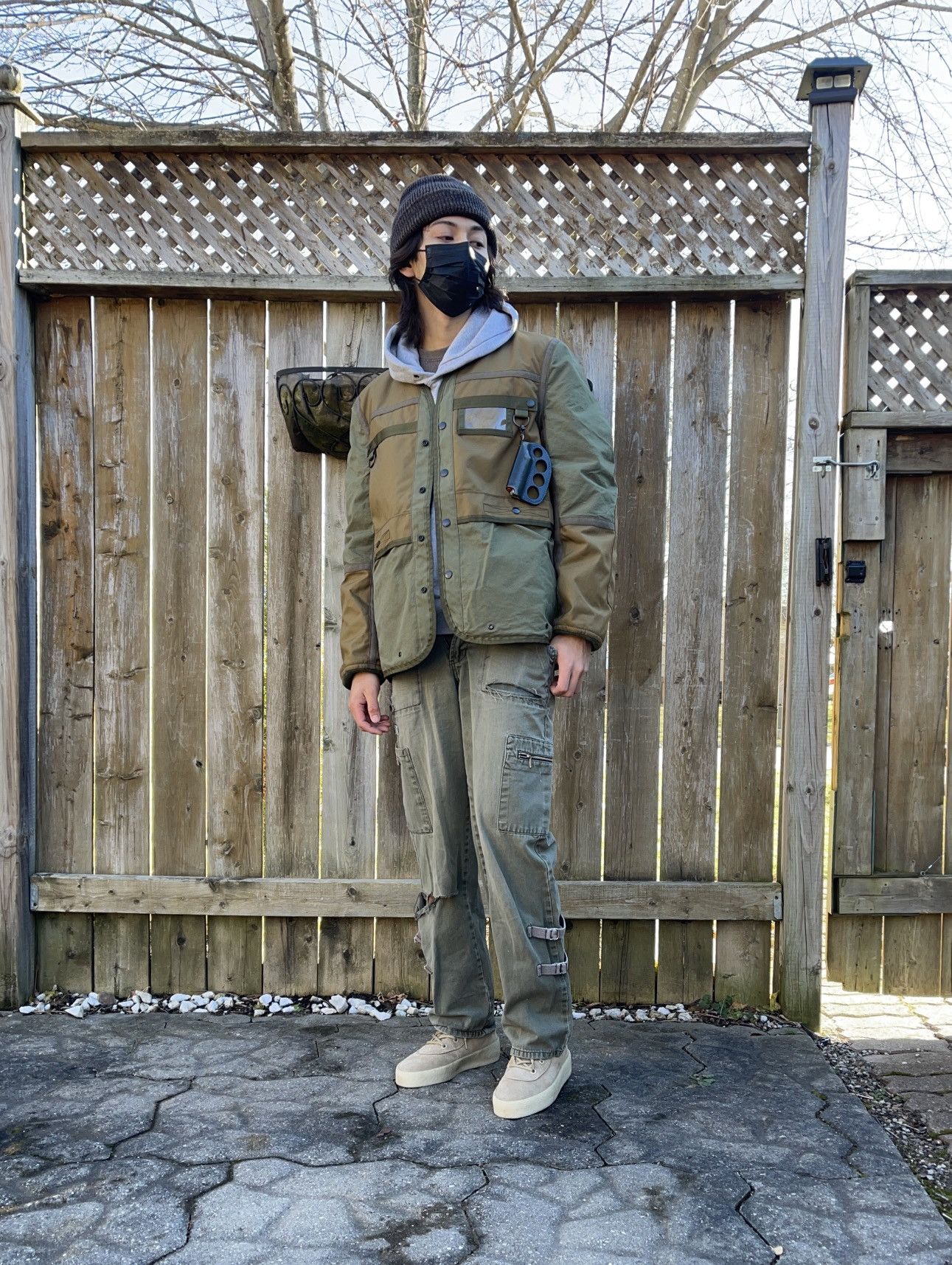 Comme des Garcons × Junya Watanabe SS2021 Junya Watanabe Cargo Backpack Jacket Size US M / EU 48-50 / 2 - 7 Thumbnail