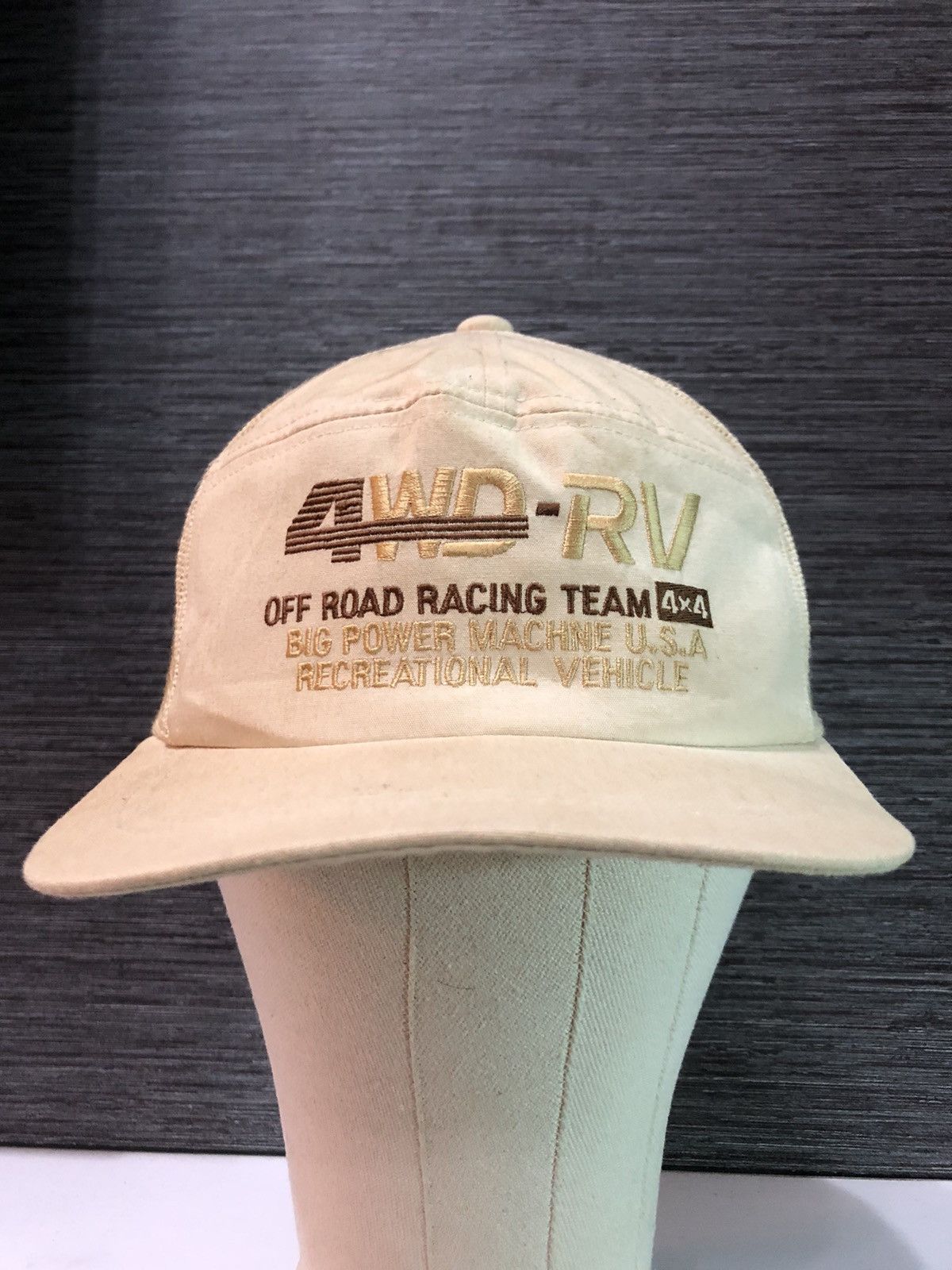 Vintage Vintage 4WD RV Racing Off Road Racing Team Hat Cap Size ONE SIZE - 1 Thumbnail