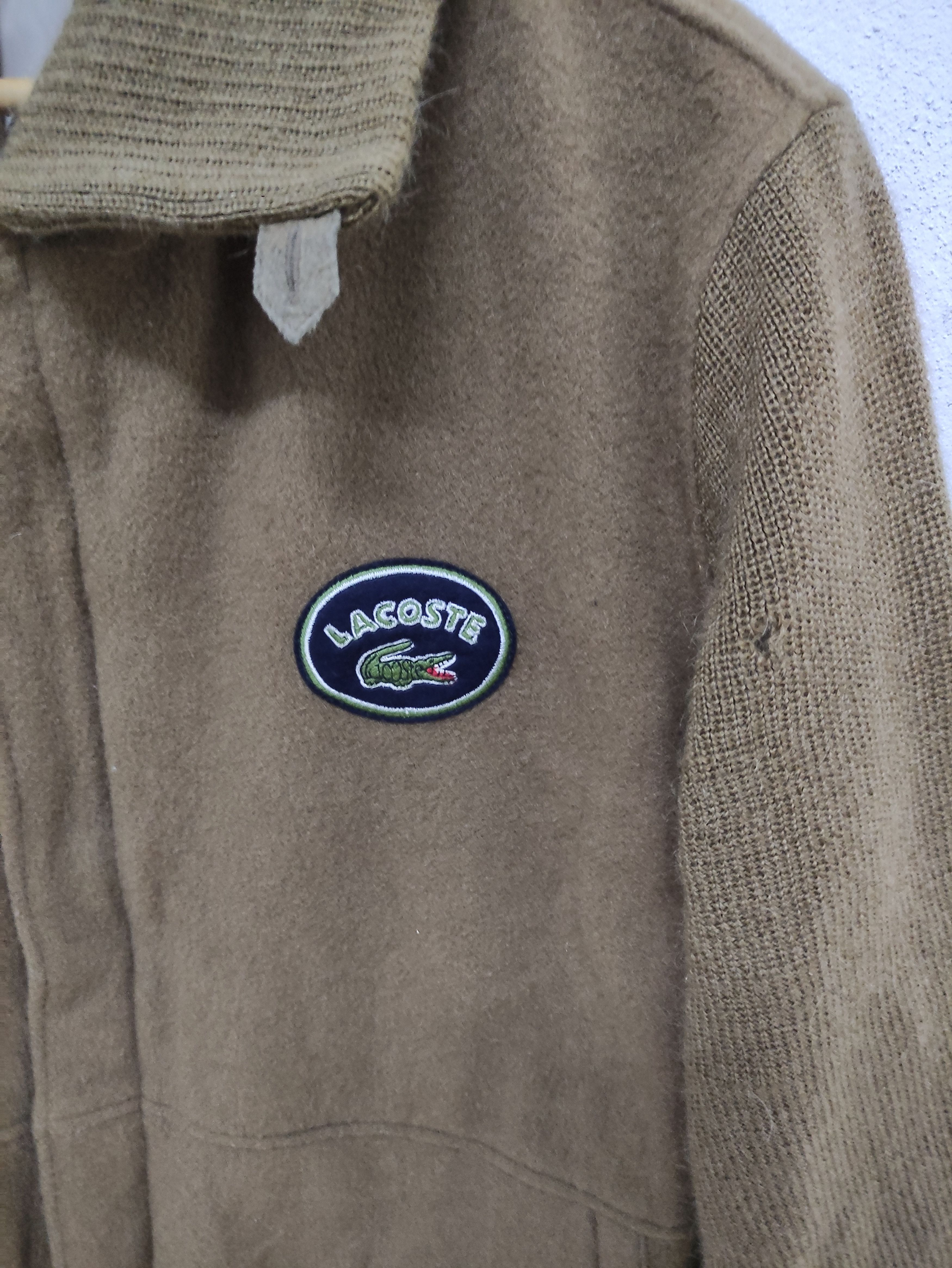 Lacoste × Vintage Vintage Lacoste Zip Up Wool Jacket Size US M / EU 48-50 / 2 - 7 Thumbnail