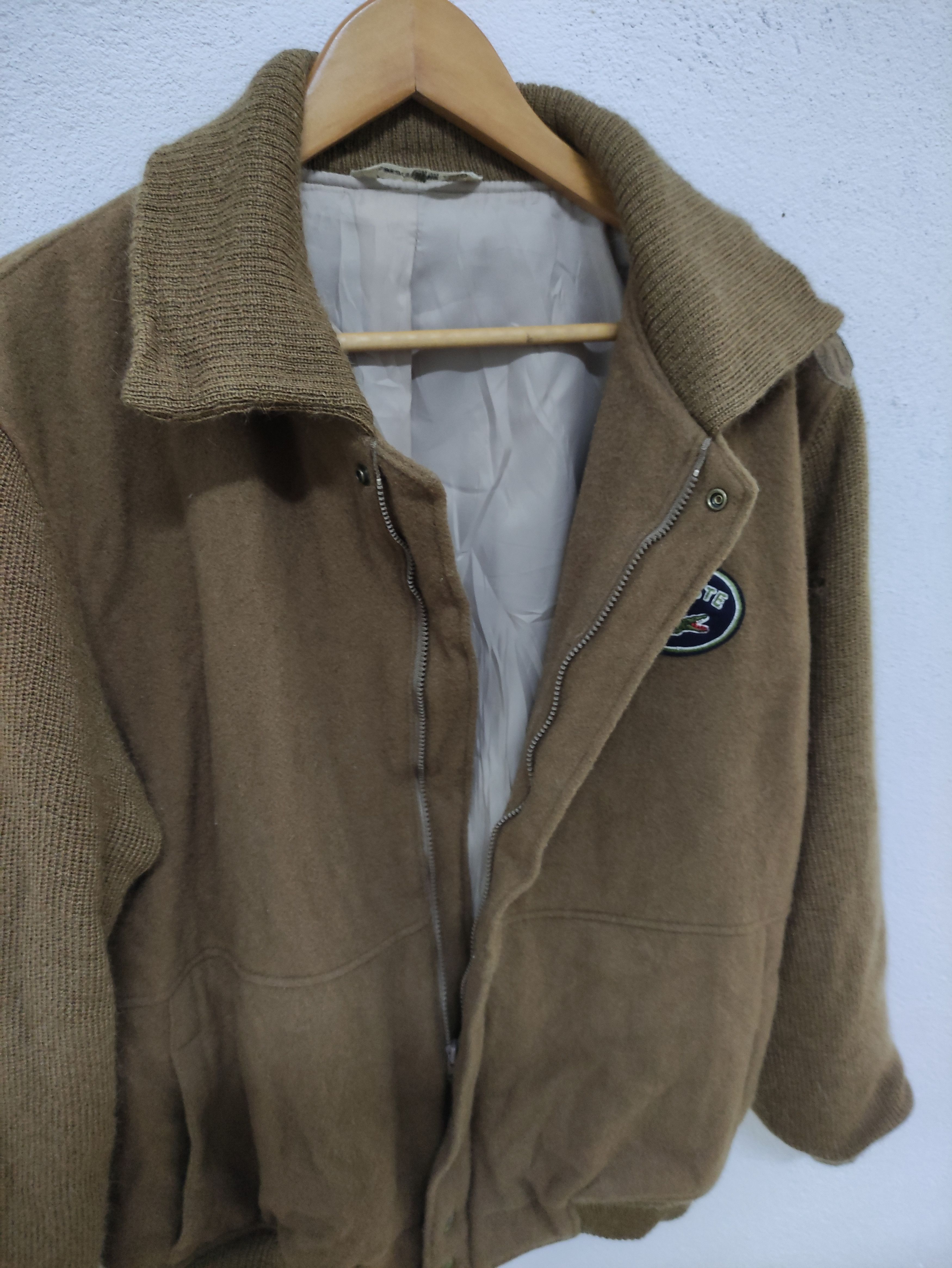 Lacoste × Vintage Vintage Lacoste Zip Up Wool Jacket Size US M / EU 48-50 / 2 - 4 Thumbnail