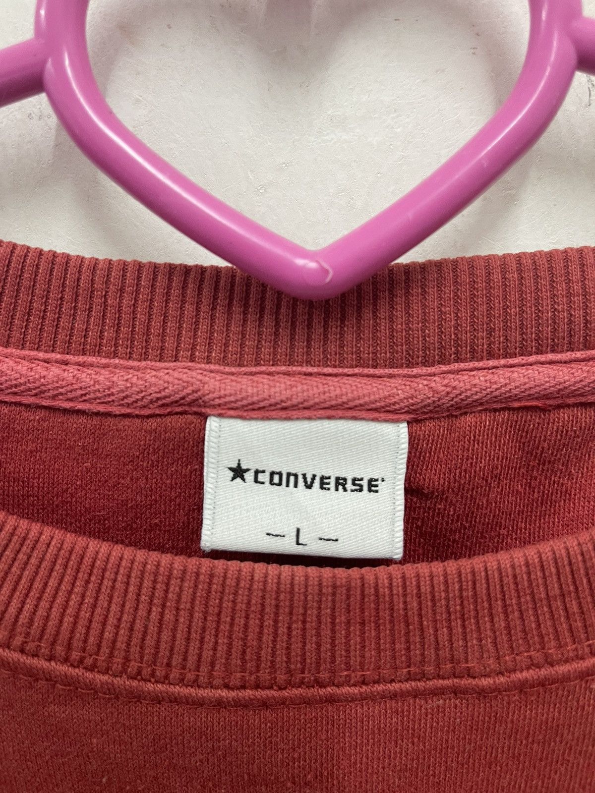 Converse Rare Vintage CONVERSE All Star Chuck Taylor Sweatshirt Size US L / EU 52-54 / 3 - 3 Thumbnail