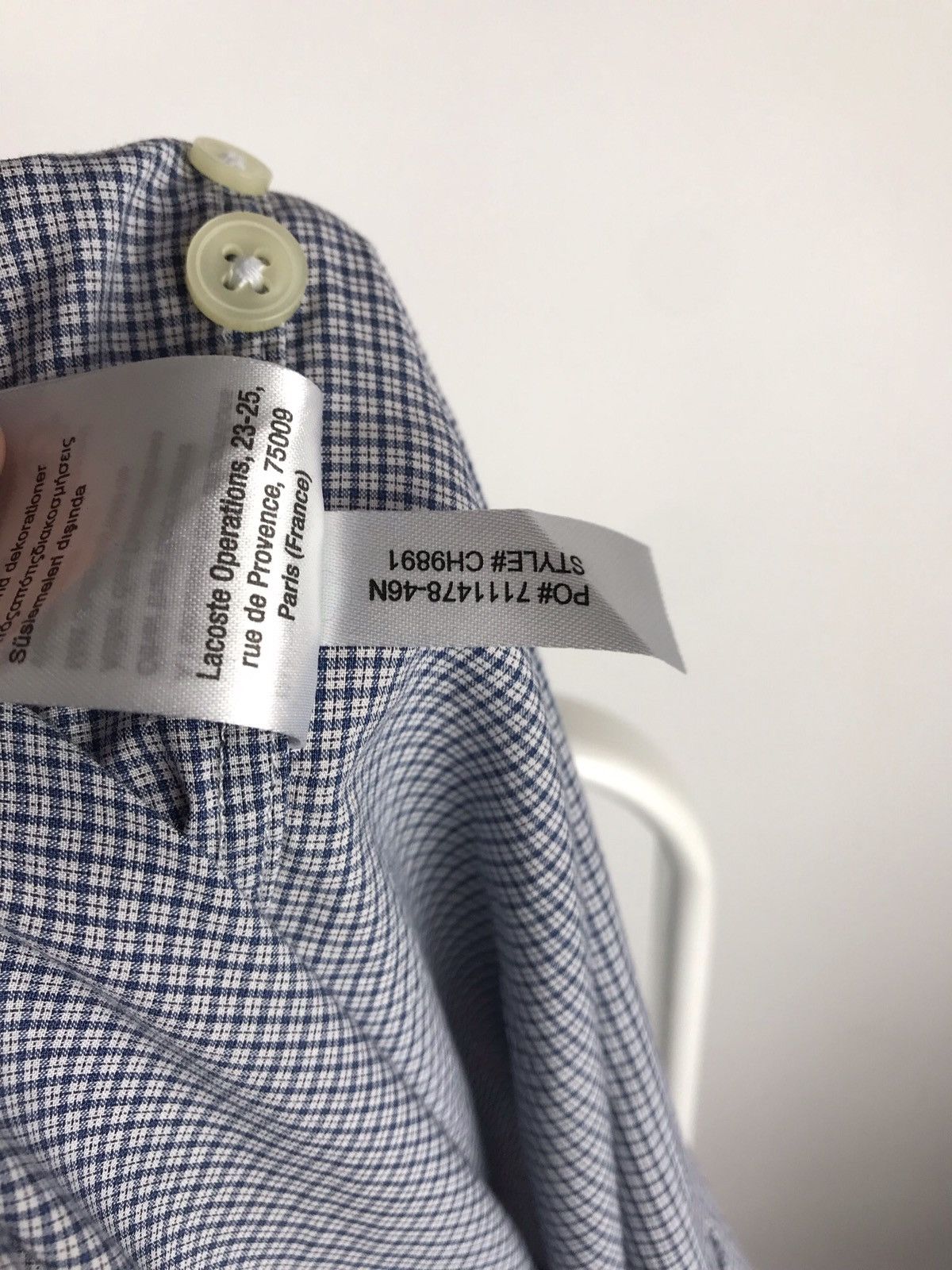 Lacoste Lacoste Long Sleeve Shirt Fresh Collection Regular Fit Size US XL / EU 56 / 4 - 5 Thumbnail