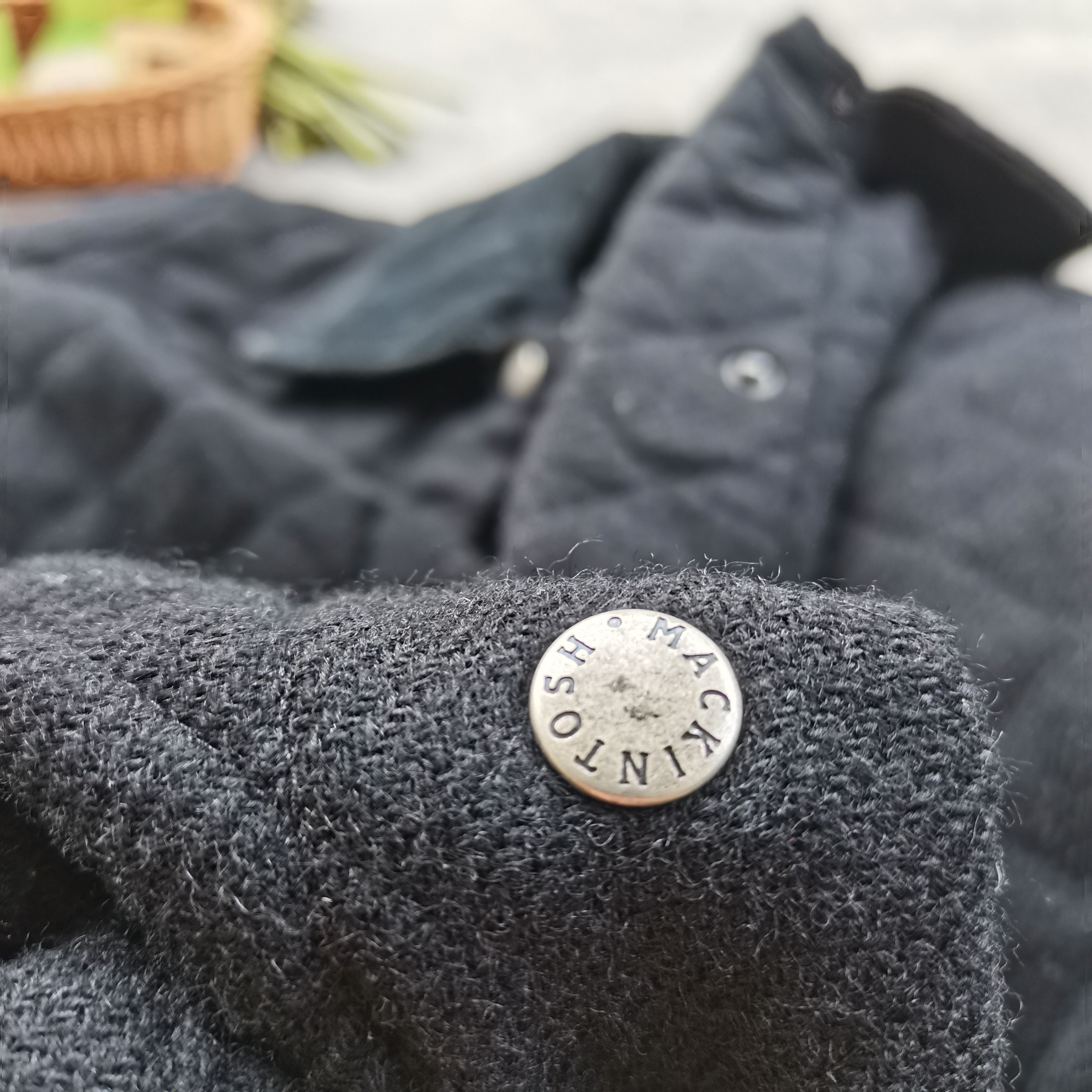 Mackintosh Vintage Mackintosh Made In Scotland Wool Snap Button Jacket Size US S / EU 44-46 / 1 - 15 Thumbnail