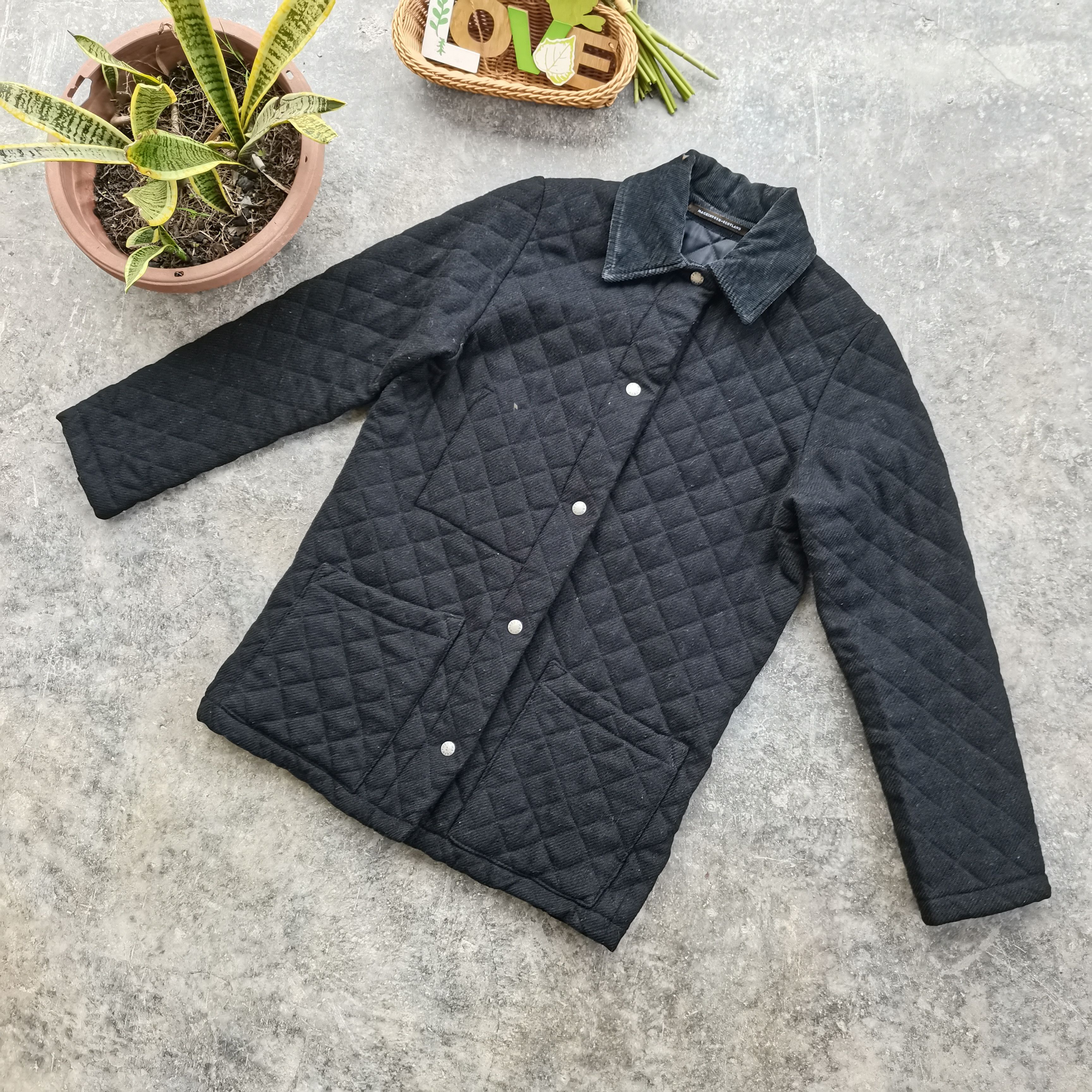 Mackintosh Vintage Mackintosh Made In Scotland Wool Snap Button Jacket Size US S / EU 44-46 / 1 - 2 Thumbnail