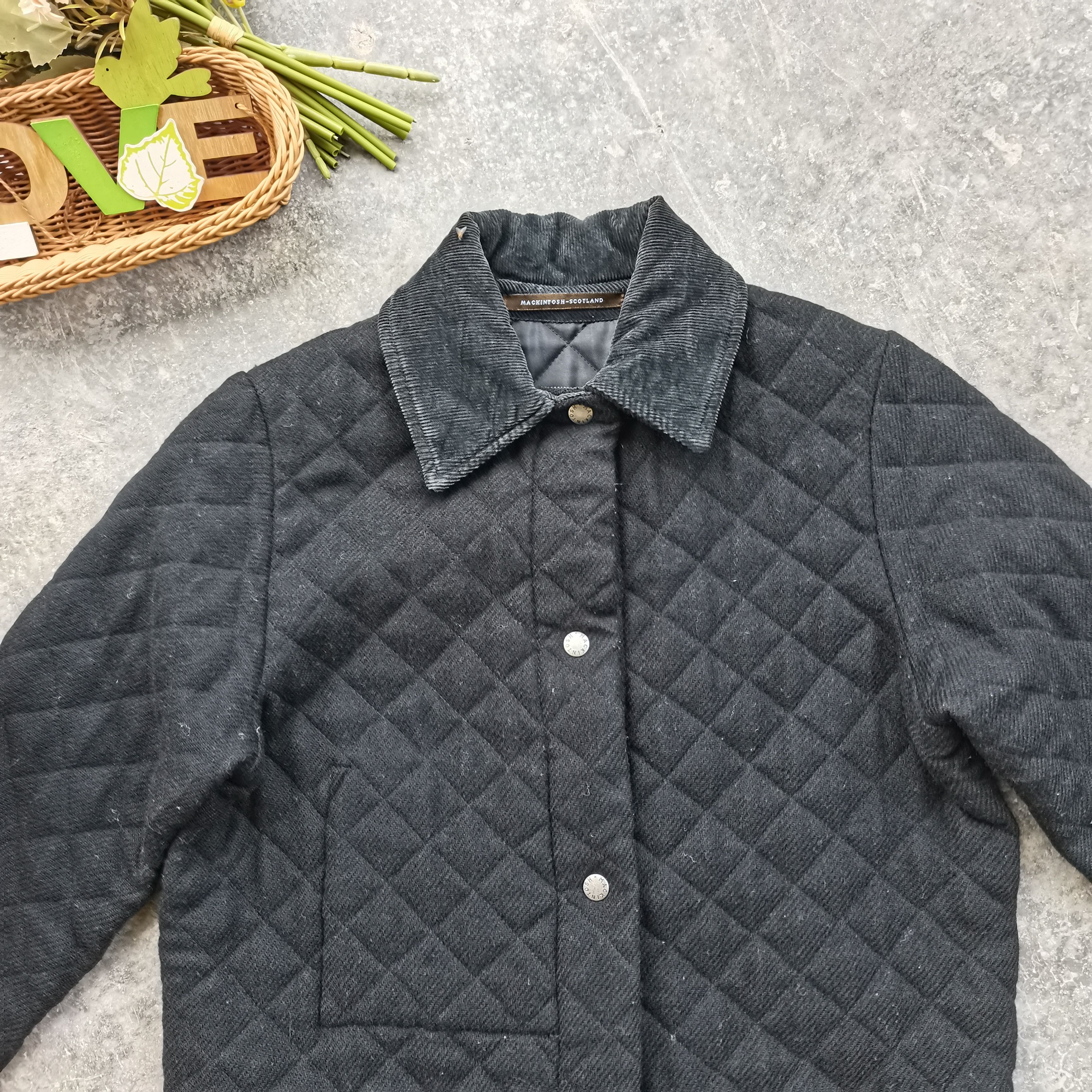 Mackintosh Vintage Mackintosh Made In Scotland Wool Snap Button Jacket Size US S / EU 44-46 / 1 - 3 Thumbnail