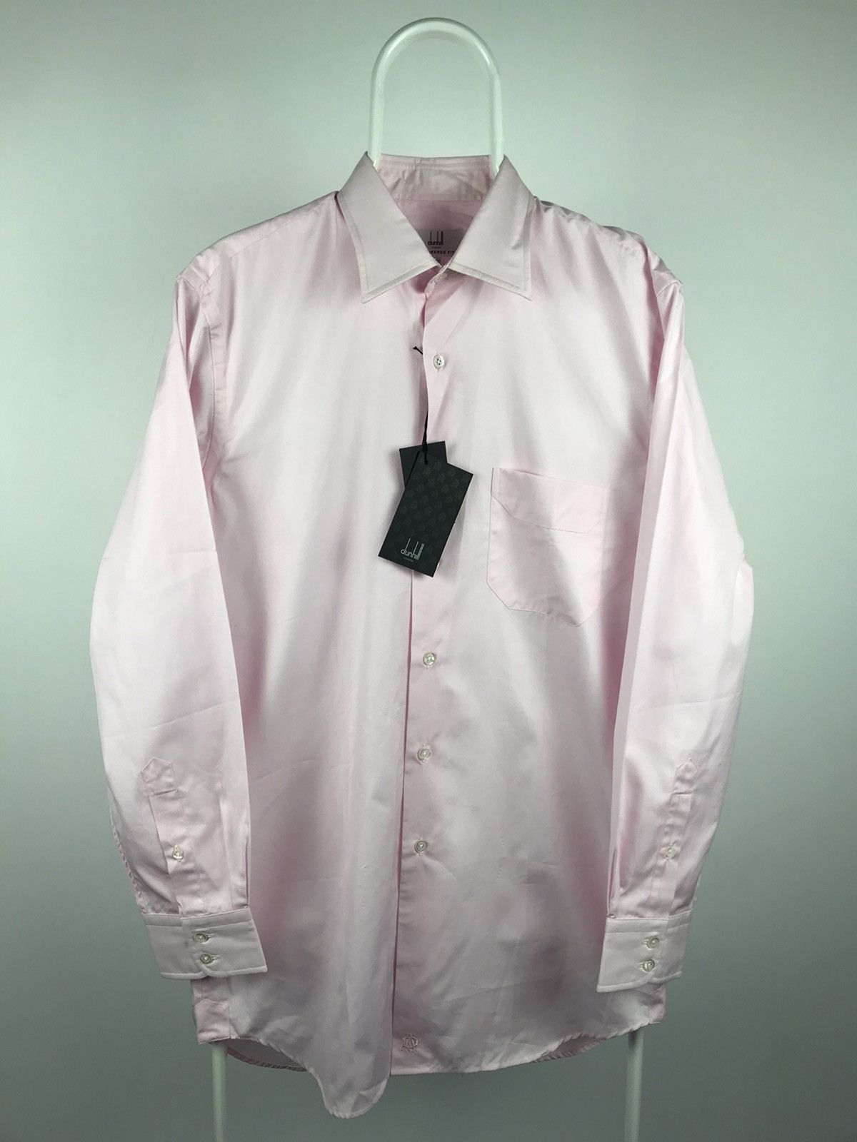 Alfred Dunhill × Vintage Dunhill London Engineered Fit New With Tags Long Shirt Size US L / EU 52-54 / 3 - 2 Thumbnail