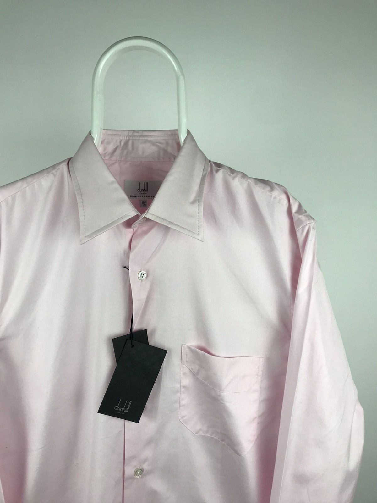 Alfred Dunhill × Vintage Dunhill London Engineered Fit New With Tags Long Shirt Size US L / EU 52-54 / 3 - 1 Thumbnail