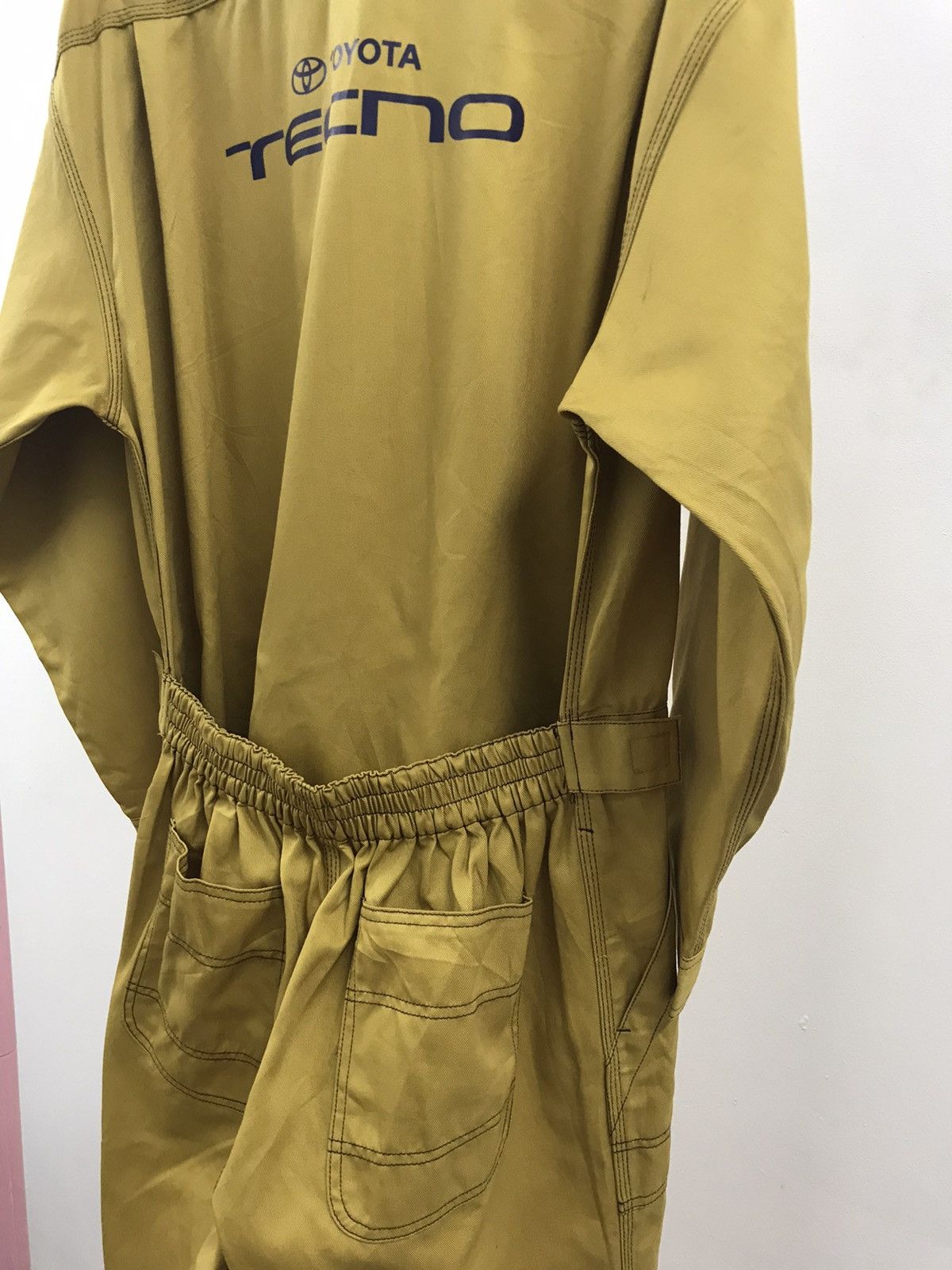Japanese Brand Vintage Toyota Tecno Overalls Jumpsuit Racing Size US 34 / EU 50 - 3 Thumbnail