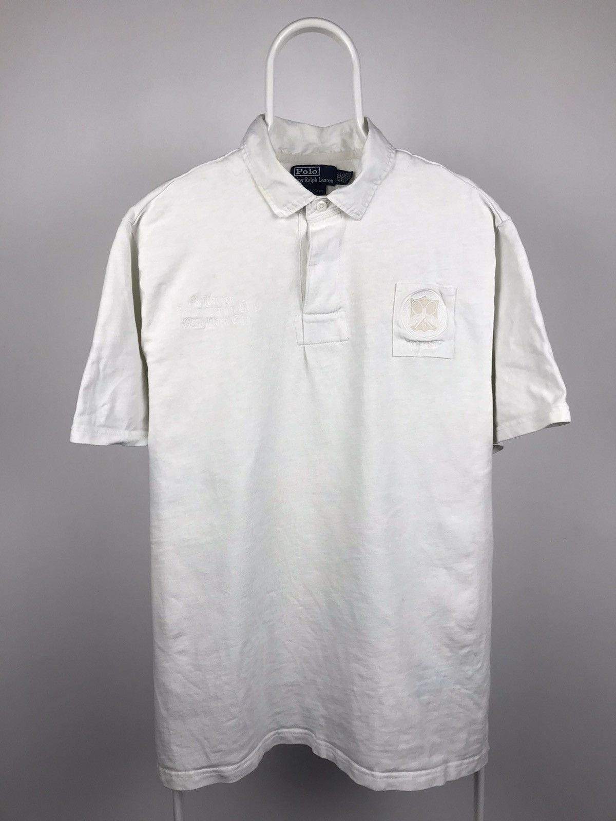 Polo Ralph Lauren × Vintage Vintage Polo Ralph Lauren Big Logo PRL Tennis Collection Size US XXL / EU 58 / 5 - 1 Thumbnail