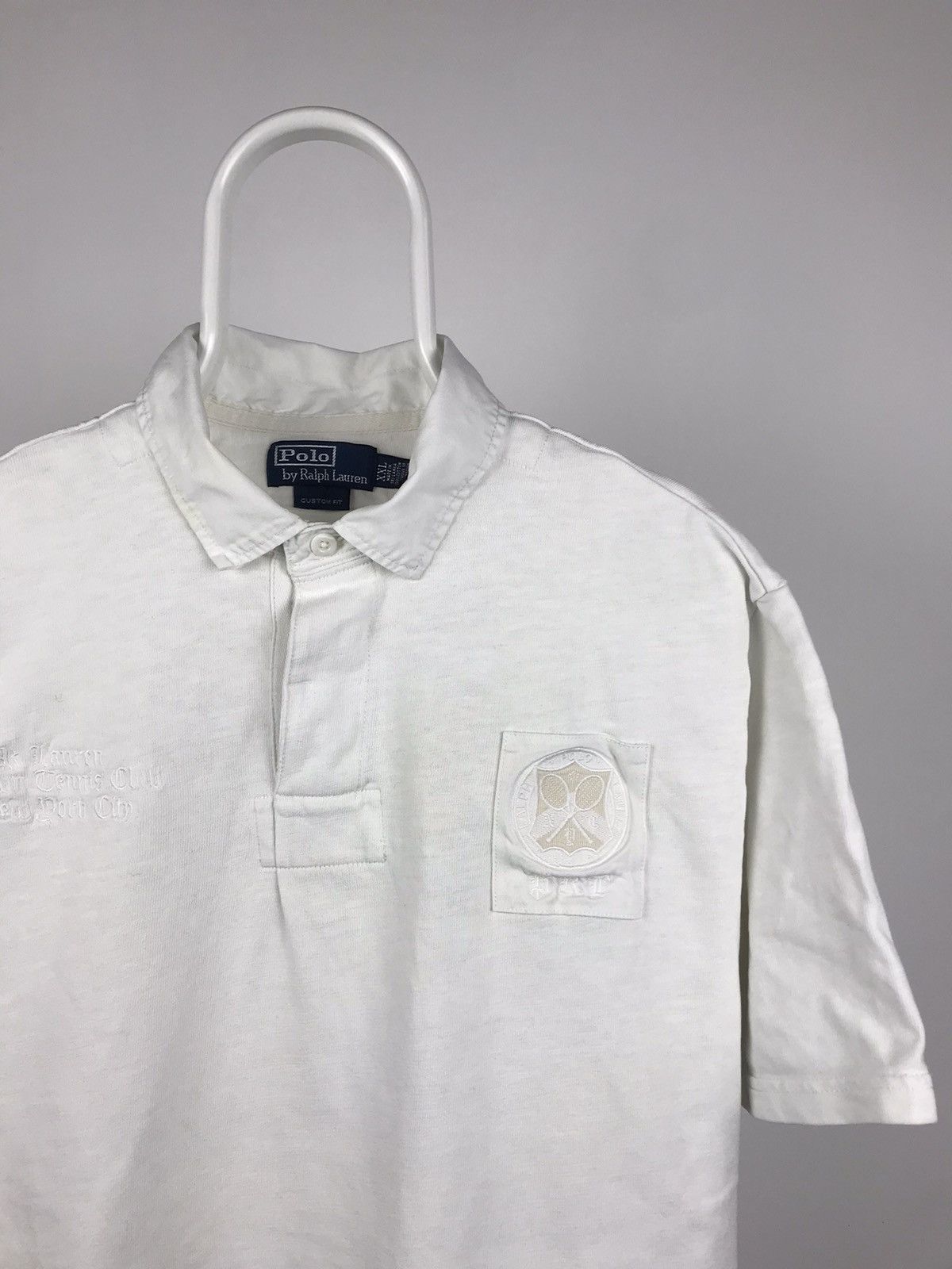 Polo Ralph Lauren × Vintage Vintage Polo Ralph Lauren Big Logo PRL Tennis Collection Size US XXL / EU 58 / 5 - 2 Thumbnail