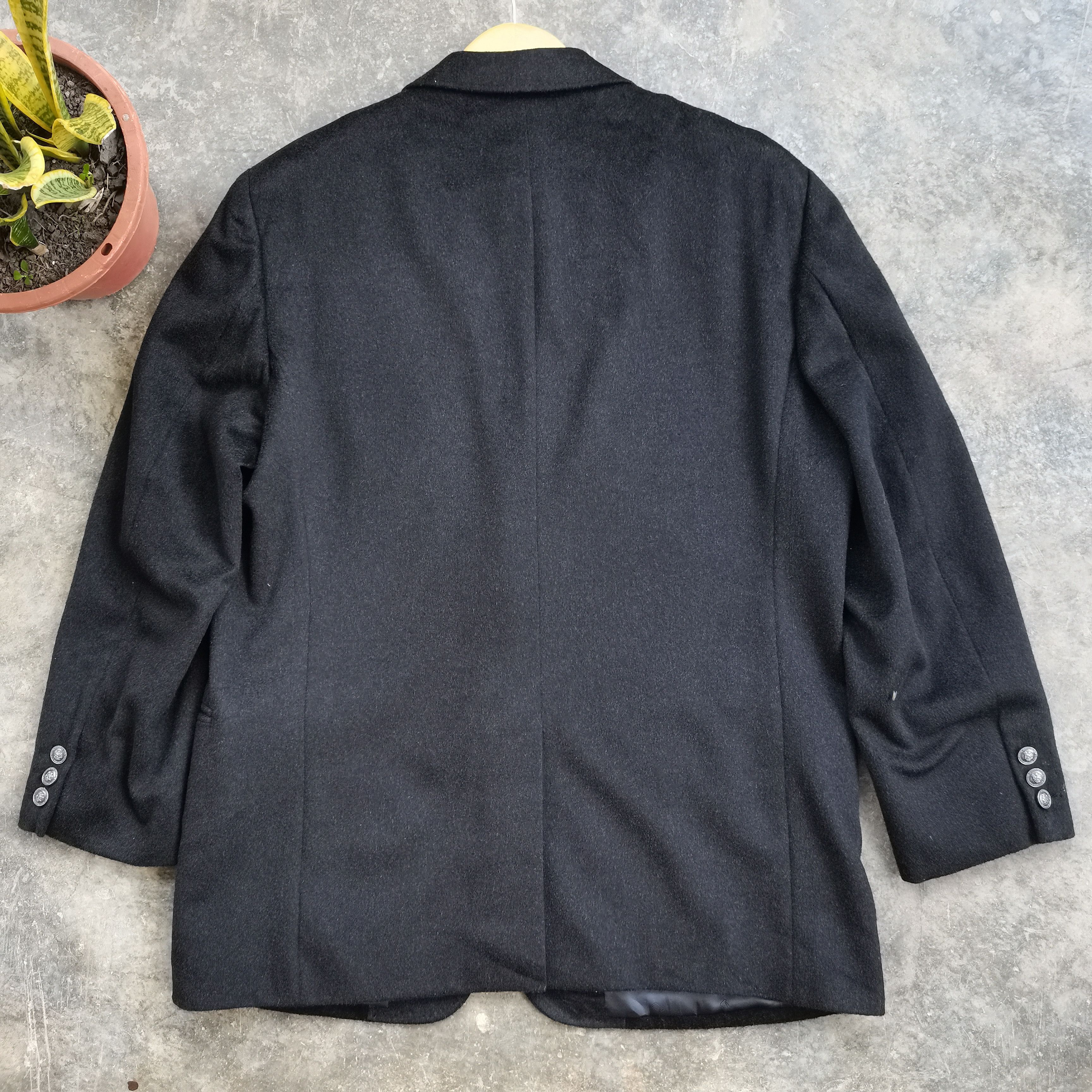 Japanese Brand Vintage TOKYO SHIRAI Pure Cashmere Men Blazers Size 52L - 5 Thumbnail