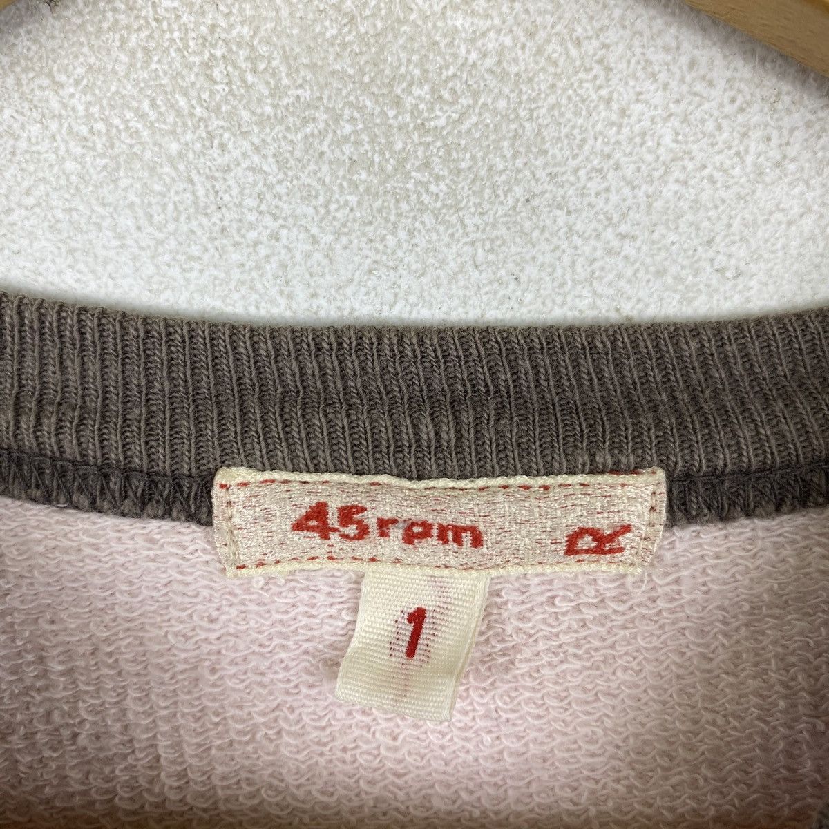 45rpm × Vintage VINTAGE 45RPM JAPANESE BRAND LONG SLEEVE Size US XXS / EU 40 - 5 Thumbnail