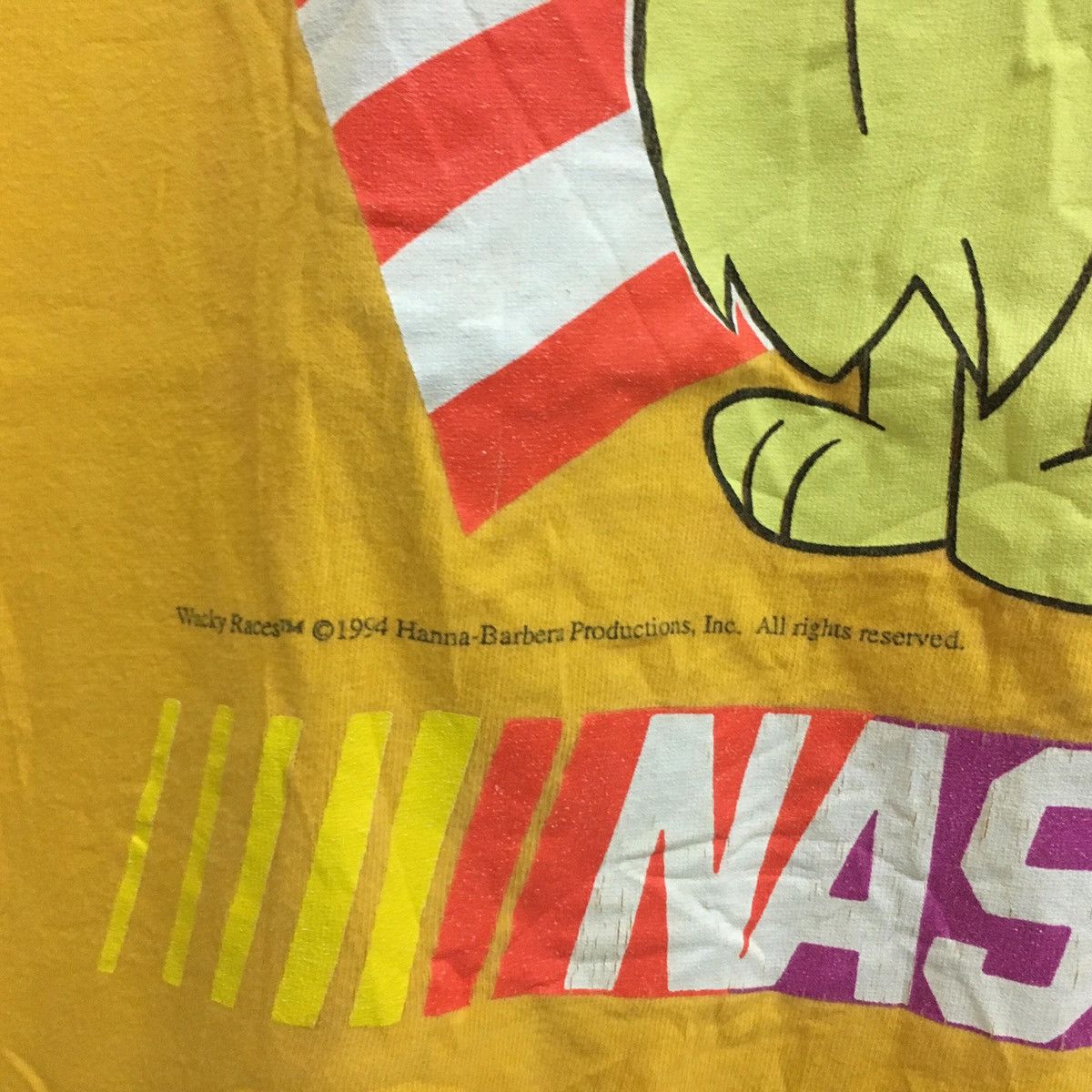 Cartoon Network × NASCAR × Vintage VINTAGE WACKY RACES NASCAR HANNA BARBERA TEE Size US L / EU 52-54 / 3 - 4 Thumbnail