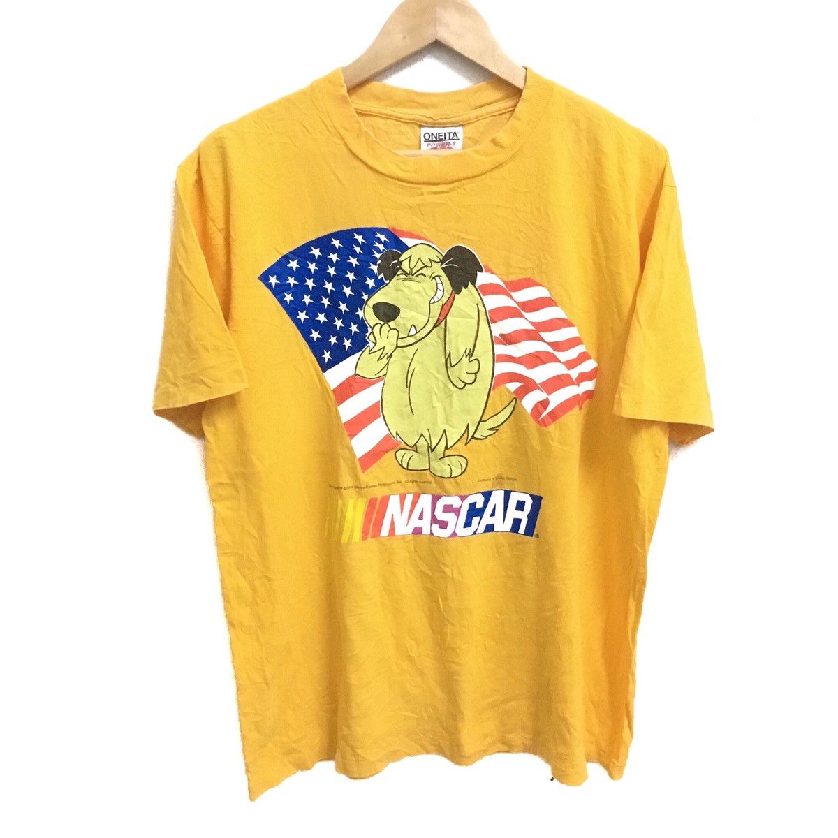 Cartoon Network × NASCAR × Vintage VINTAGE WACKY RACES NASCAR HANNA BARBERA TEE Size US L / EU 52-54 / 3 - 1 Thumbnail
